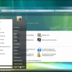Ảnh chụp màn hình giao diện Aero trong suốt trên Windows Vista