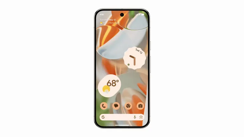 Ảnh động minh họa các hiệu ứng chuyển động (animation) mới trong giao diện Material 3 Expressive của Android 16