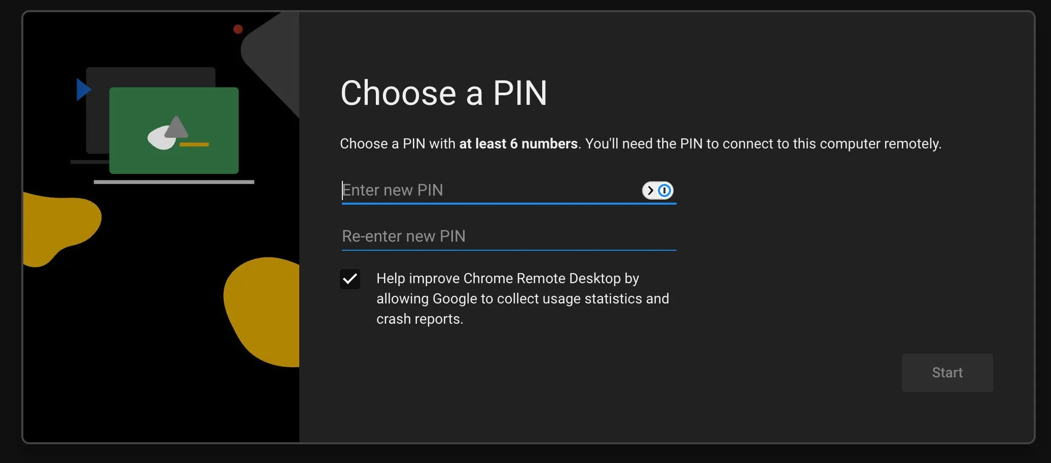 Đặt tên máy tính trong Chrome Remote Desktop