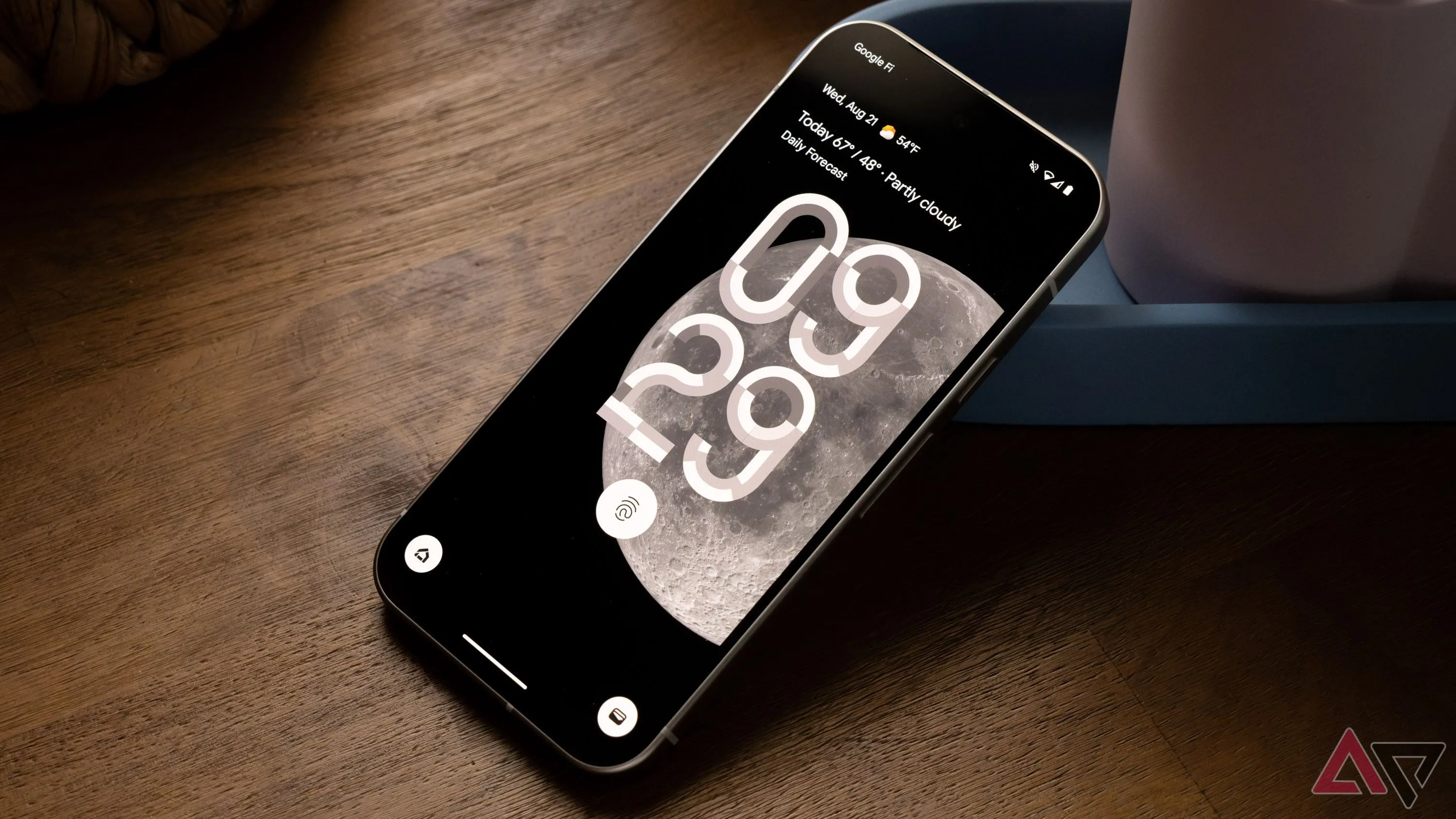 Hình ảnh minh họa hiệu ứng làm mờ độc đáo trên màn hình Always-on Display (AOD) của Google Pixel