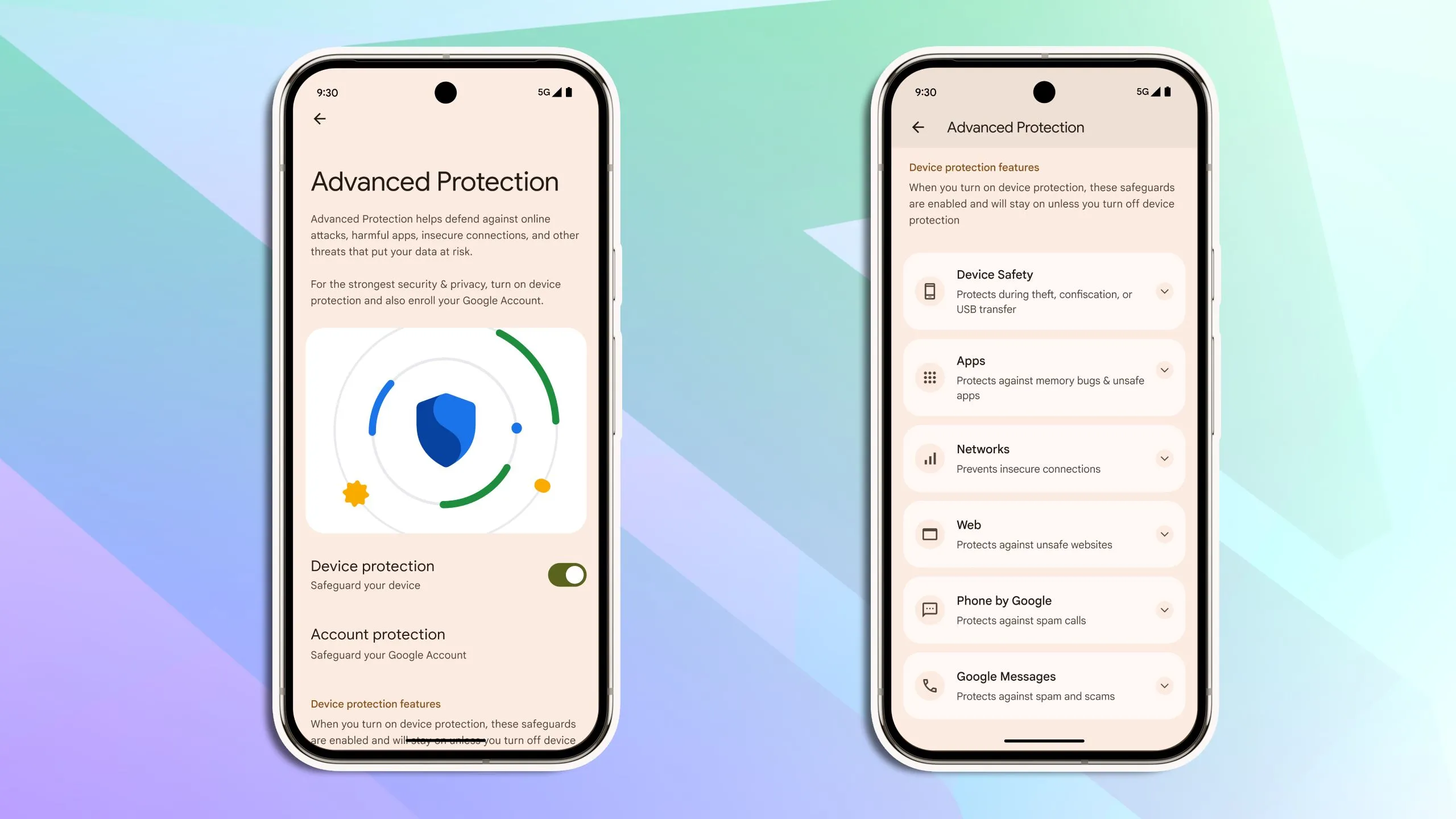 Hình minh họa chế độ Bảo vệ Nâng cao trên Android 16, tính năng bảo mật mới cho điện thoại.