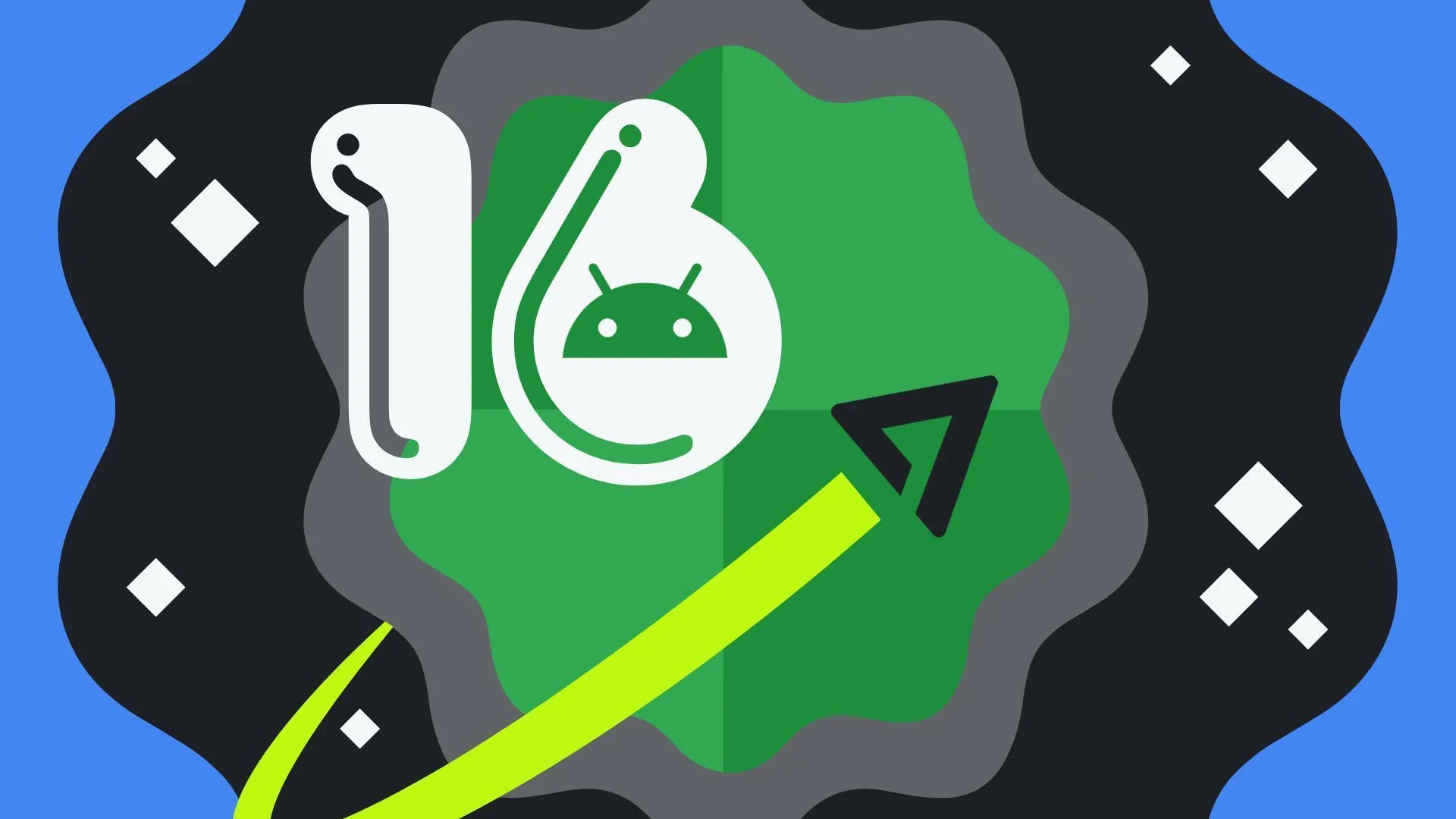 Logo Android 16, biểu tượng cho bản cập nhật sắp tới trên Pixel