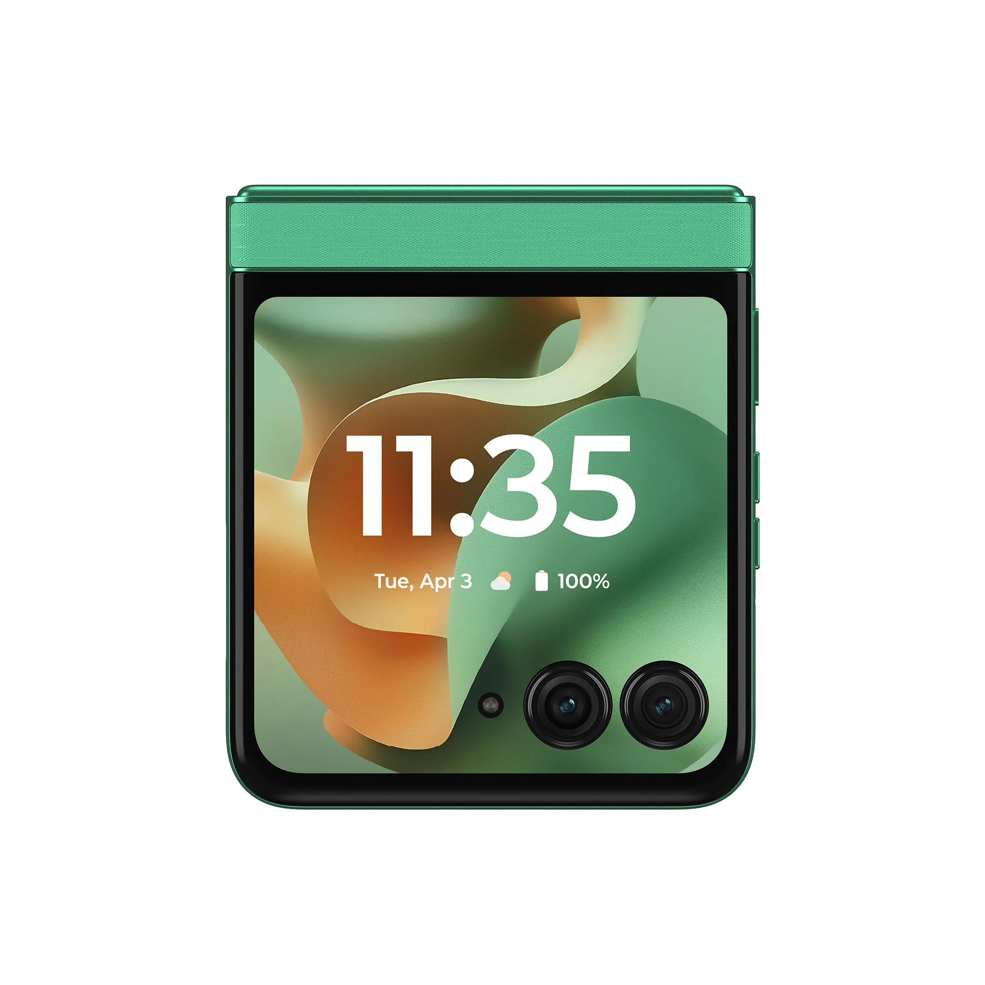 Toàn cảnh Motorola Razr 2025 màu Xanh Spring Bud