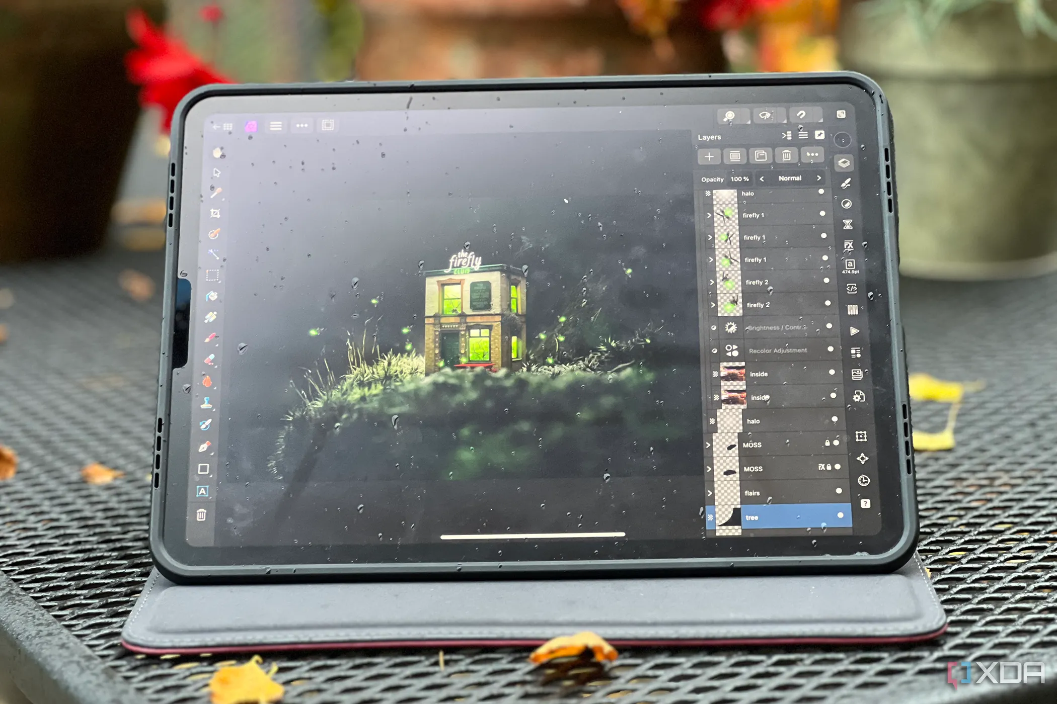 Affinity Photo đang hoạt động trên iPad Pro