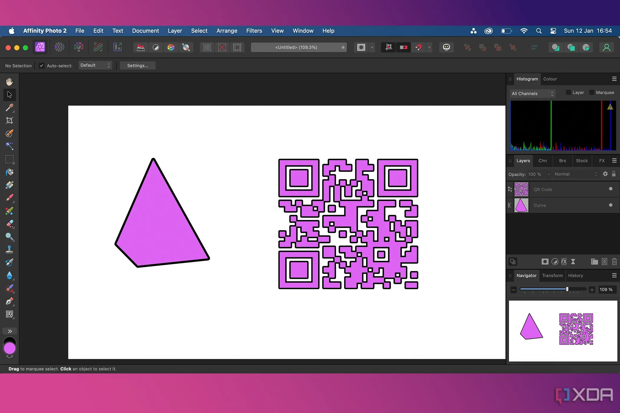 Affinity Photo với các công cụ vector và tùy chọn chỉnh sửa văn bản