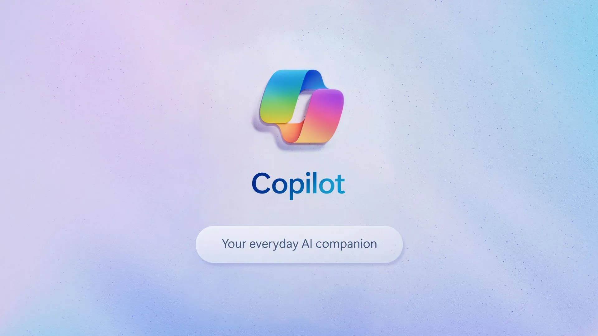 Banner quảng cáo Microsoft Copilot hiển thị giao diện AI hỗ trợ người dùng