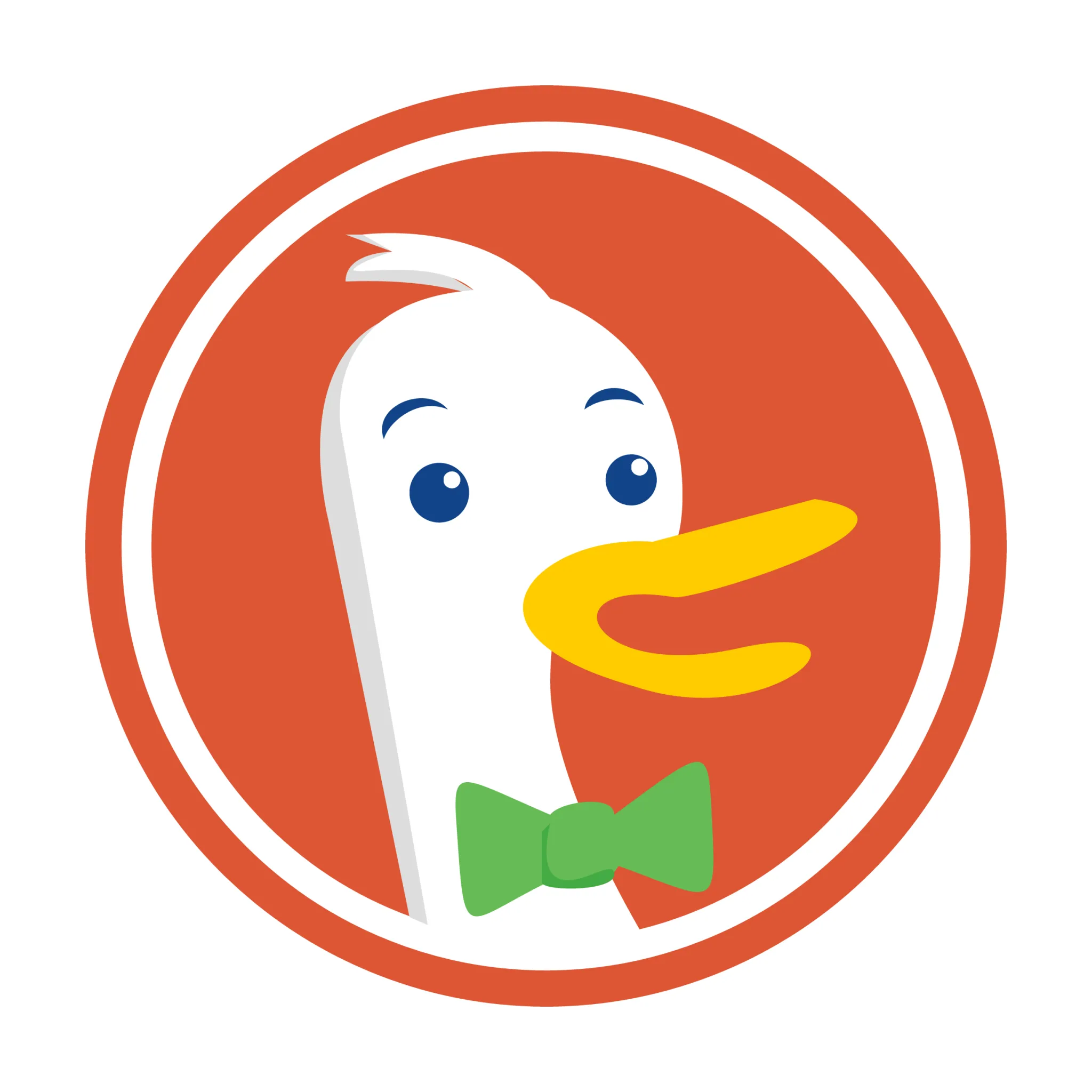 Biểu tượng DuckDuckGo, đại diện cho công cụ tìm kiếm và trình duyệt ưu tiên sự ẩn danh