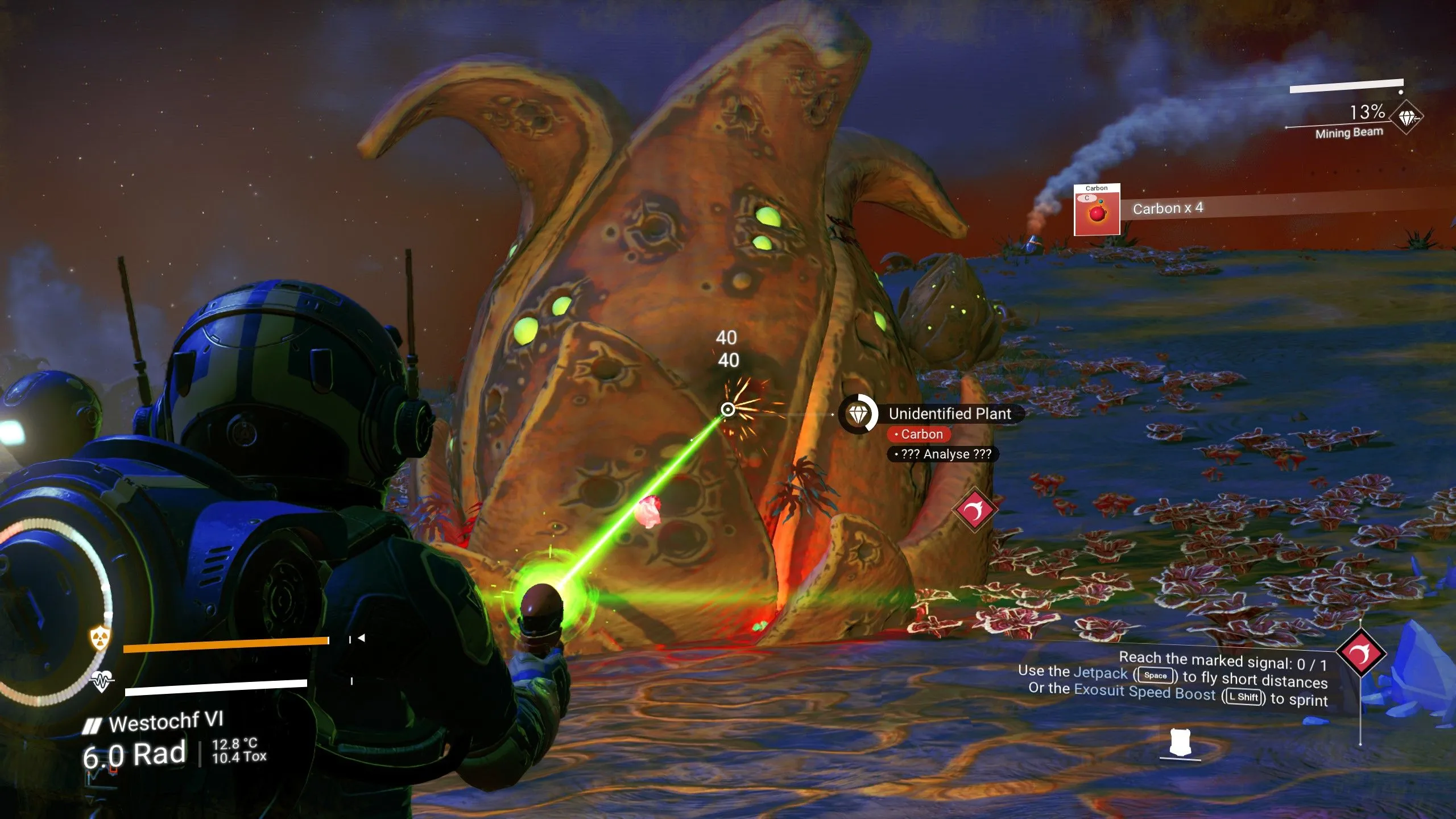 Cảnh quan vũ trụ trong game No Man's Sky, một tựa game thế giới mở rộng lớn có thể trở nên tốn thời gian như một công việc