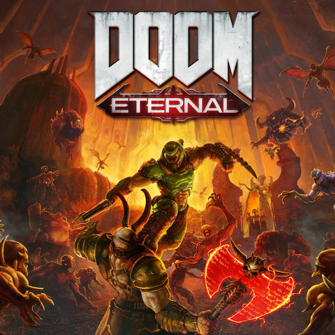 Doom Slayer chuẩn bị chiến đấu với quỷ dữ trong Doom Eternal