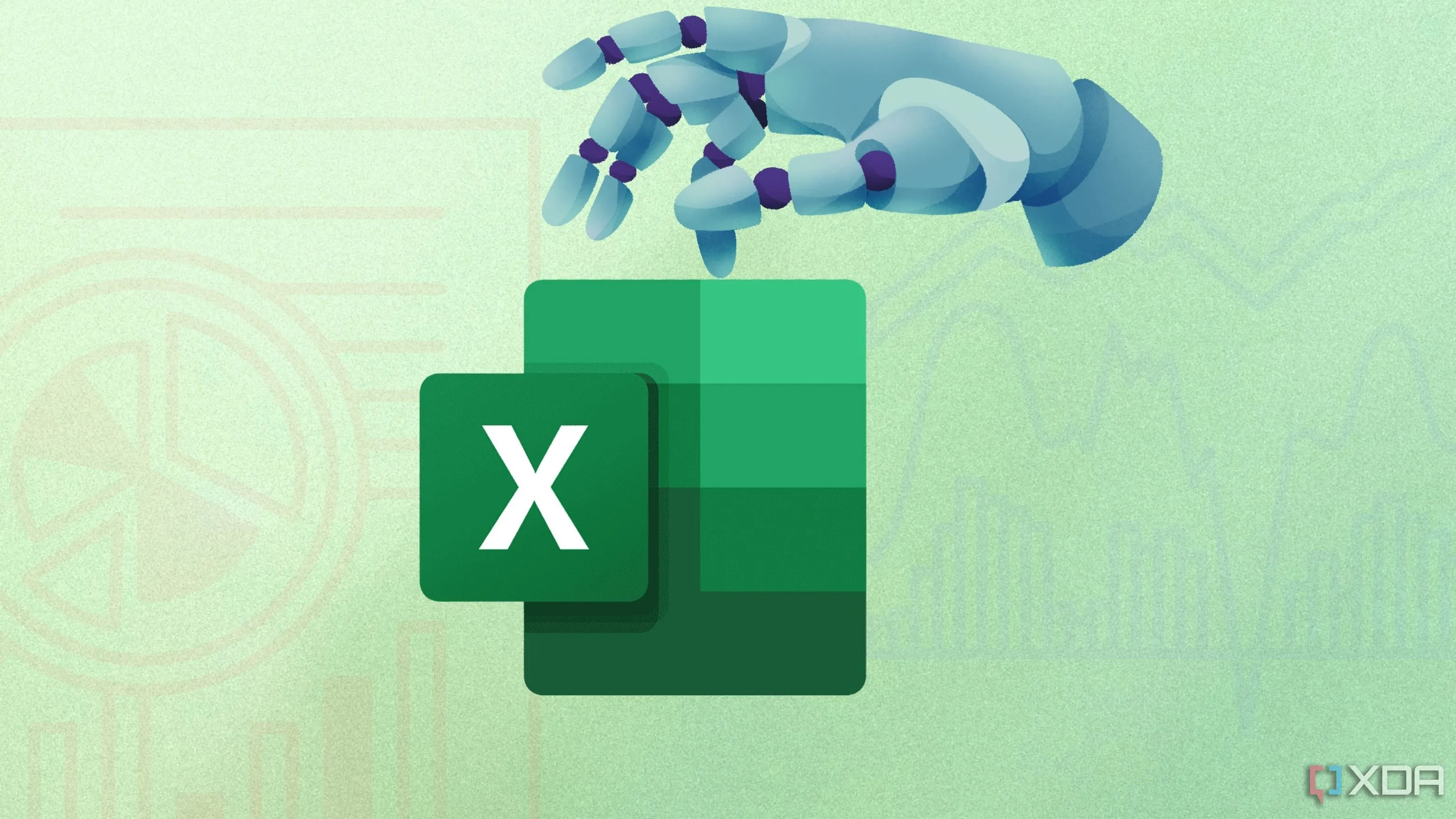 Giao diện Excel tích hợp AI, minh họa công nghệ trí tuệ nhân tạo trong xử lý bảng tính