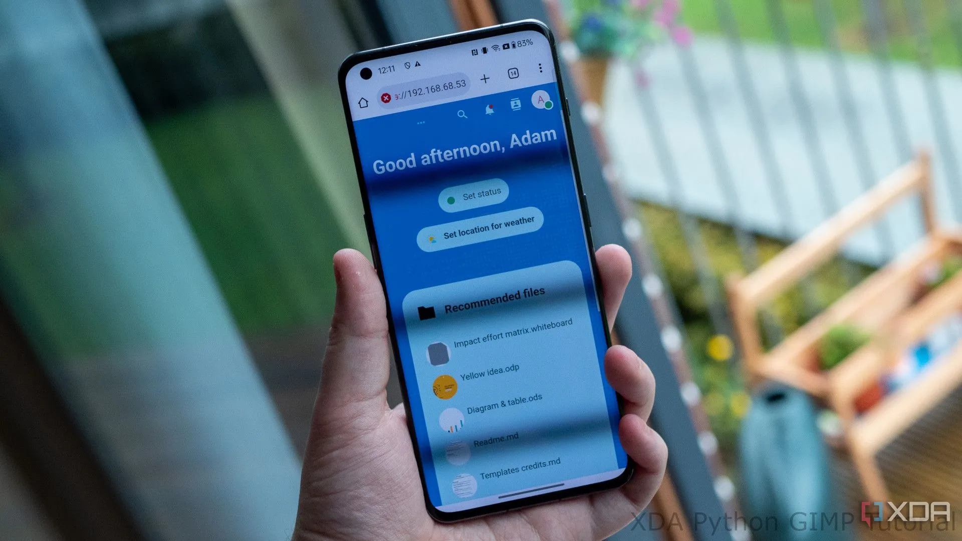 Giao diện ứng dụng Nextcloud Pi trên thiết bị Android, minh họa khả năng truy cập từ xa nhưng cũng tiềm ẩn rủi ro về thời gian ngừng hoạt động.