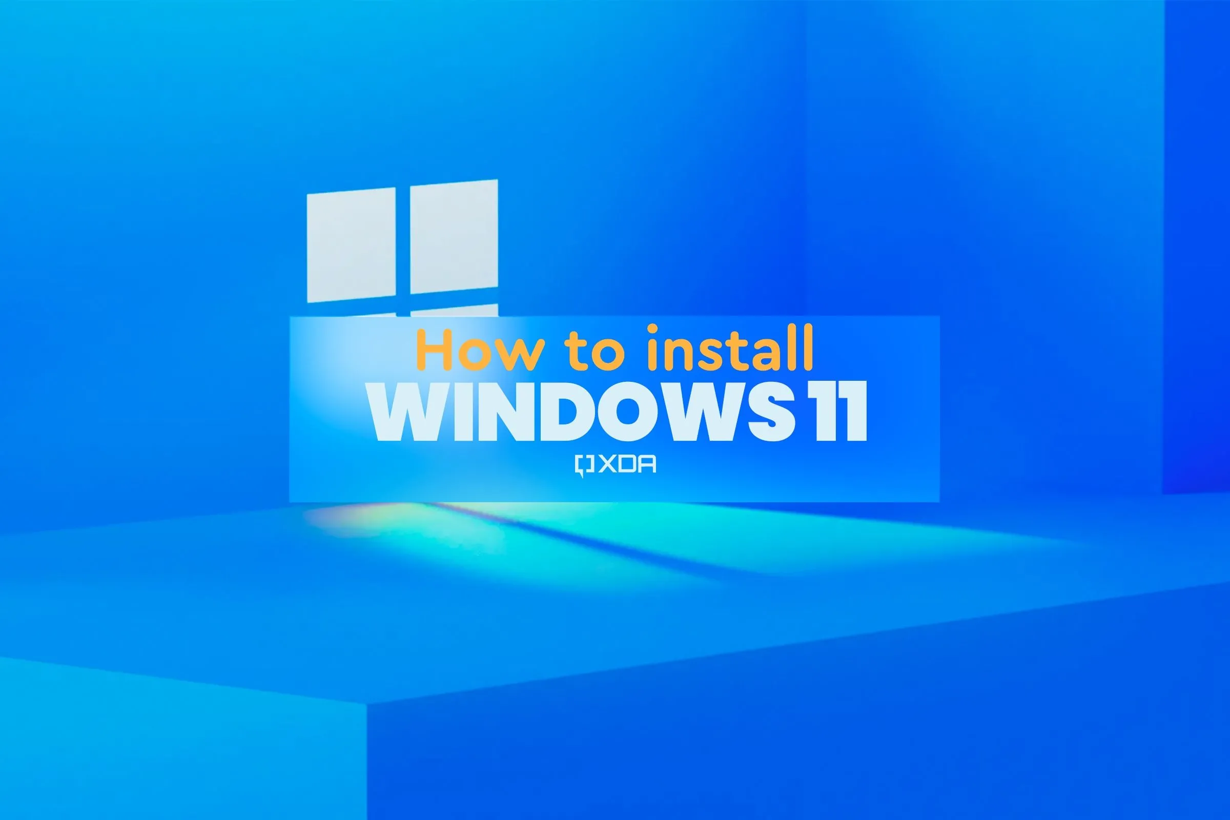 Hình ảnh logo và giao diện người dùng của Windows 11