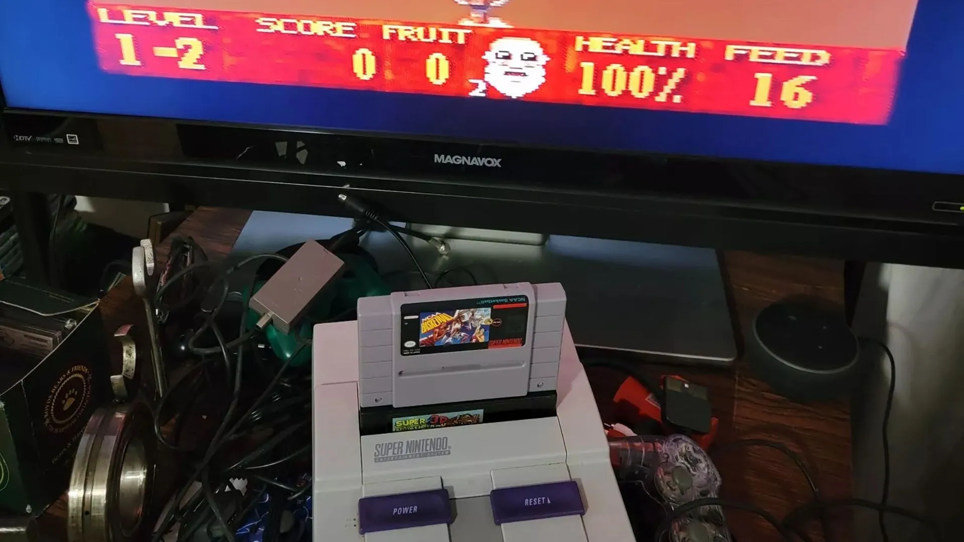 Hình ảnh trò chơi Super Noah's Ark 3D trên SNES từ eBay