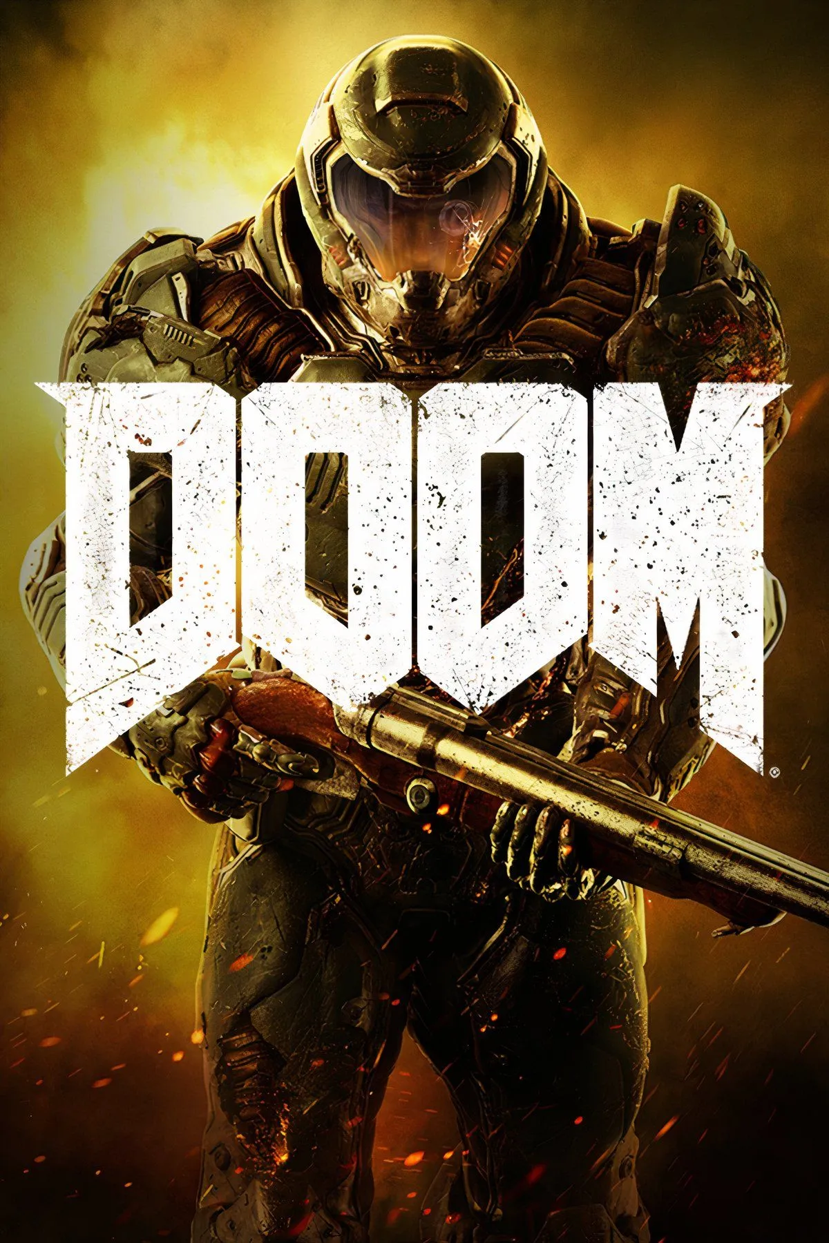 Hình ảnh từ Doom (2016), minh họa gameplay nhanh, tàn bạo, và sự trở lại bản chất của series.