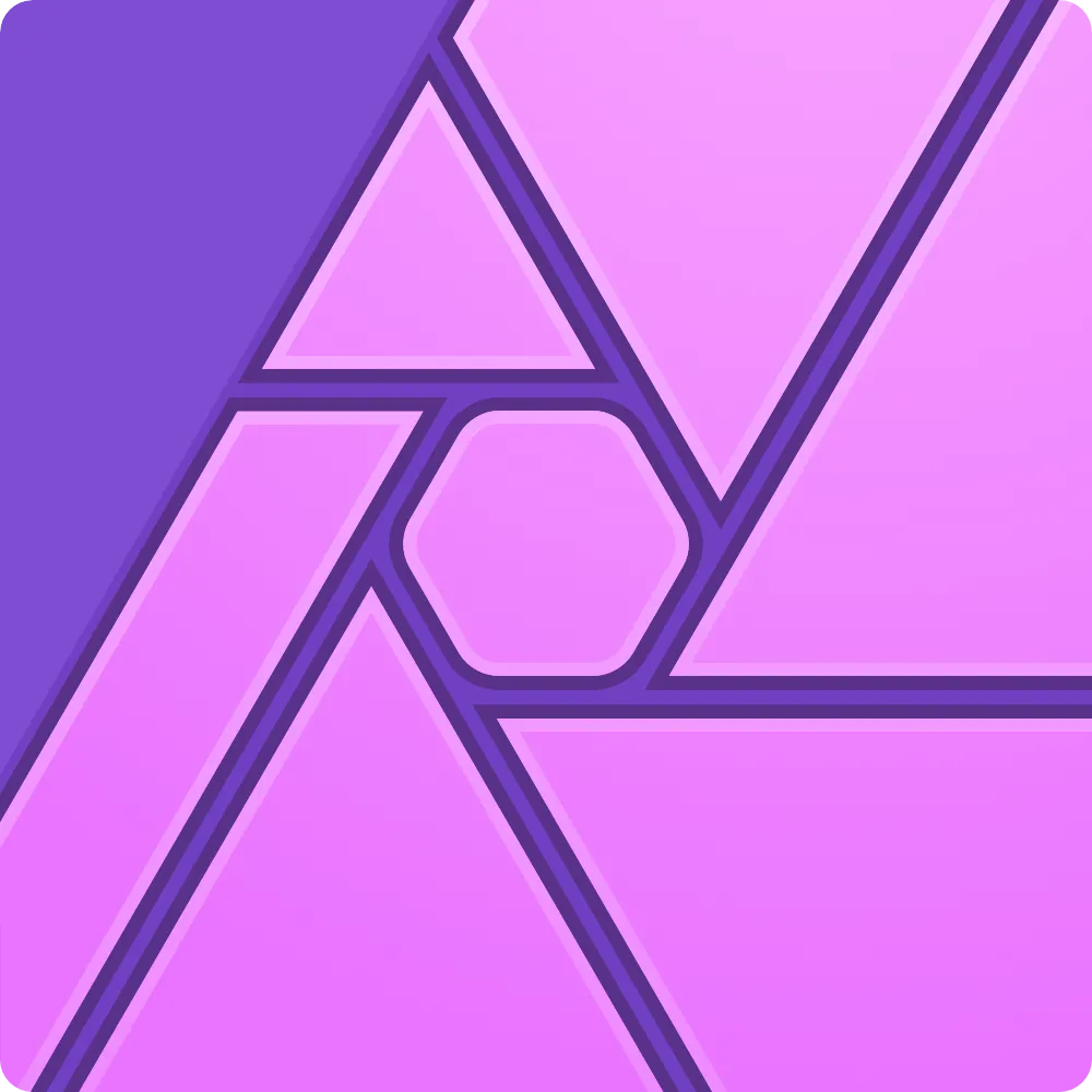 Logo phần mềm chỉnh sửa ảnh Affinity Photo