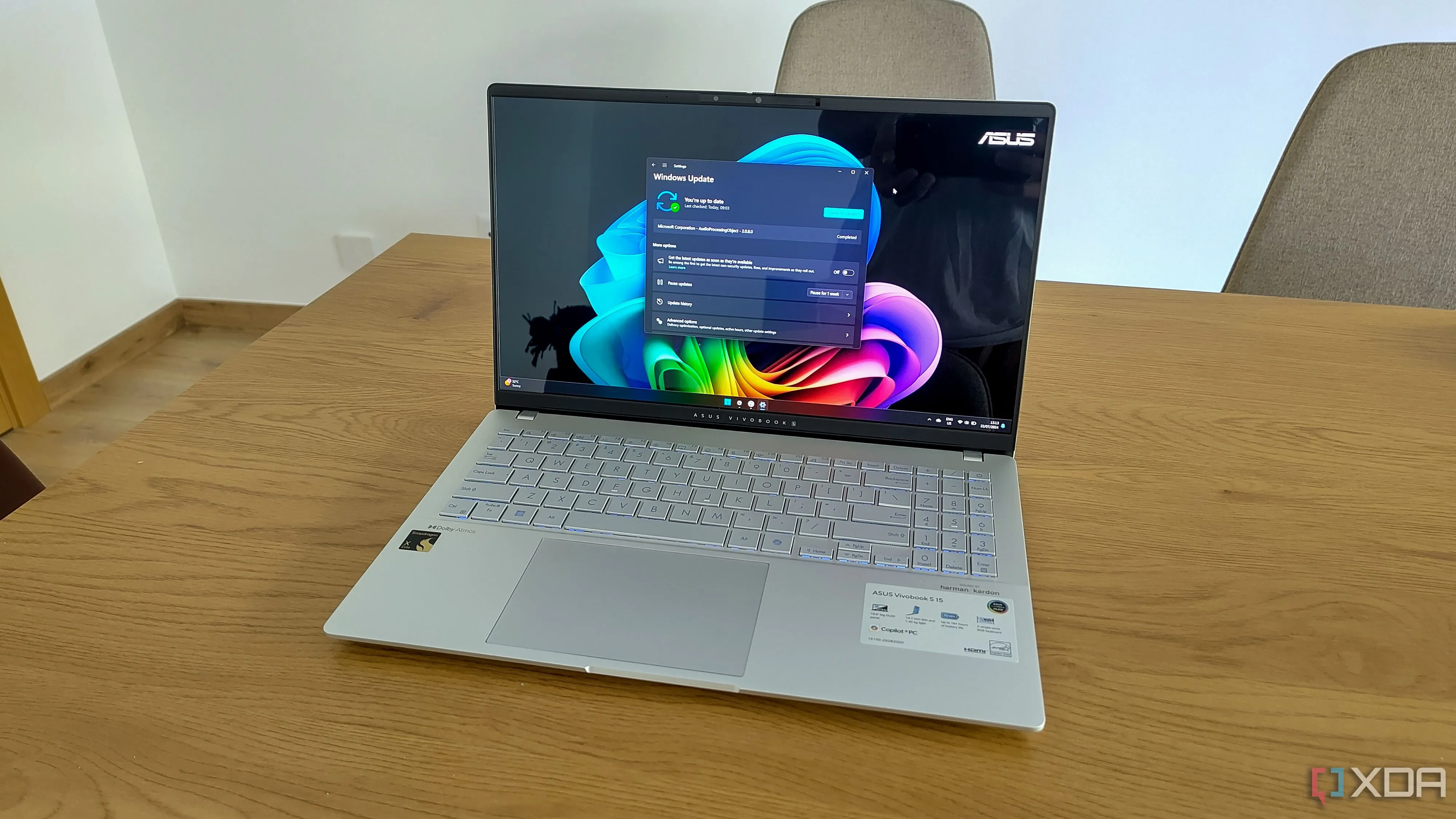 Màn hình cập nhật Windows 11 cho thấy hệ thống đã được cập nhật đầy đủ, minh họa trải nghiệm người dùng trên Windows 11.