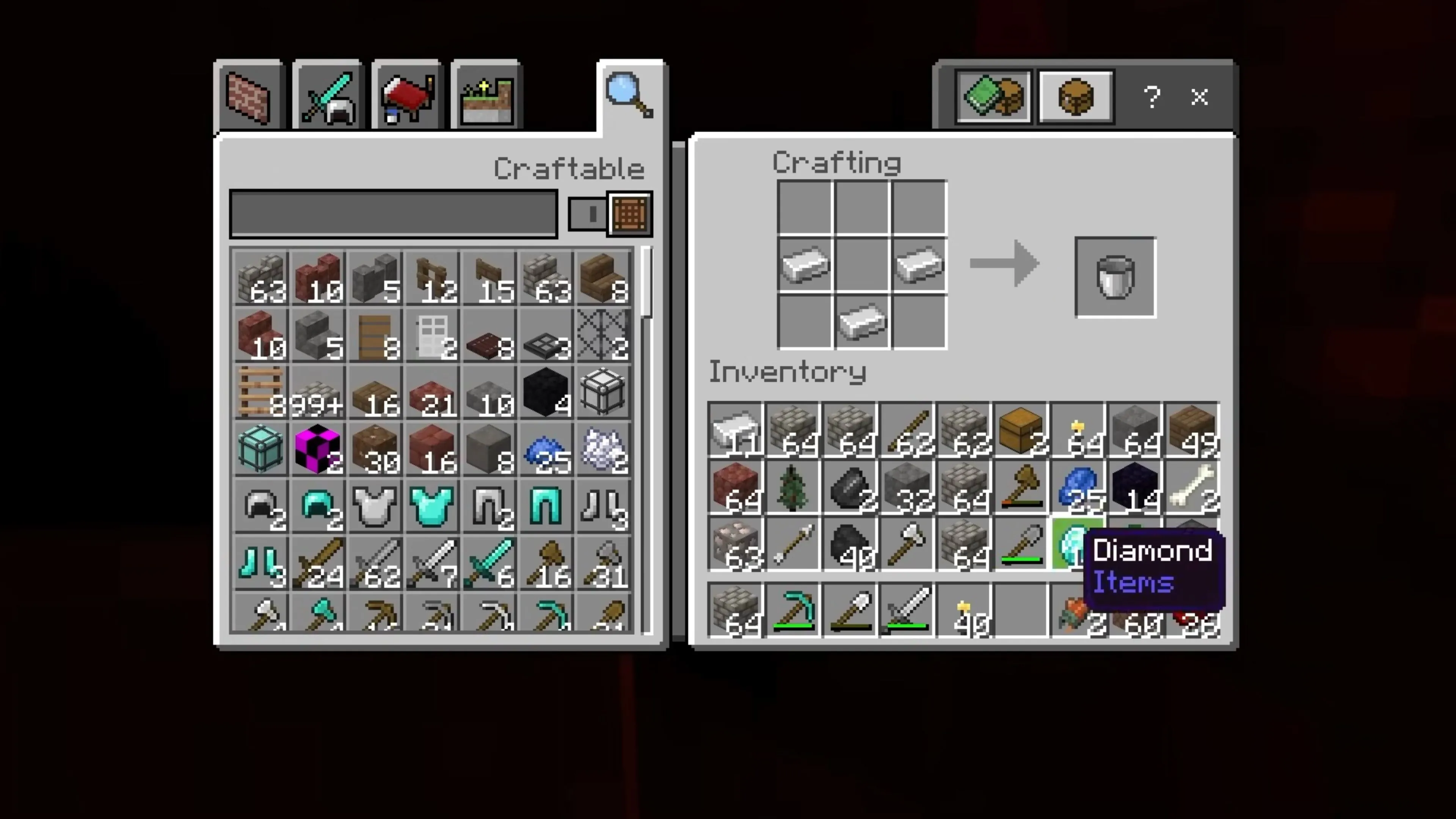 Người chơi xây dựng kiến trúc trong thế giới khối hộp Minecraft.