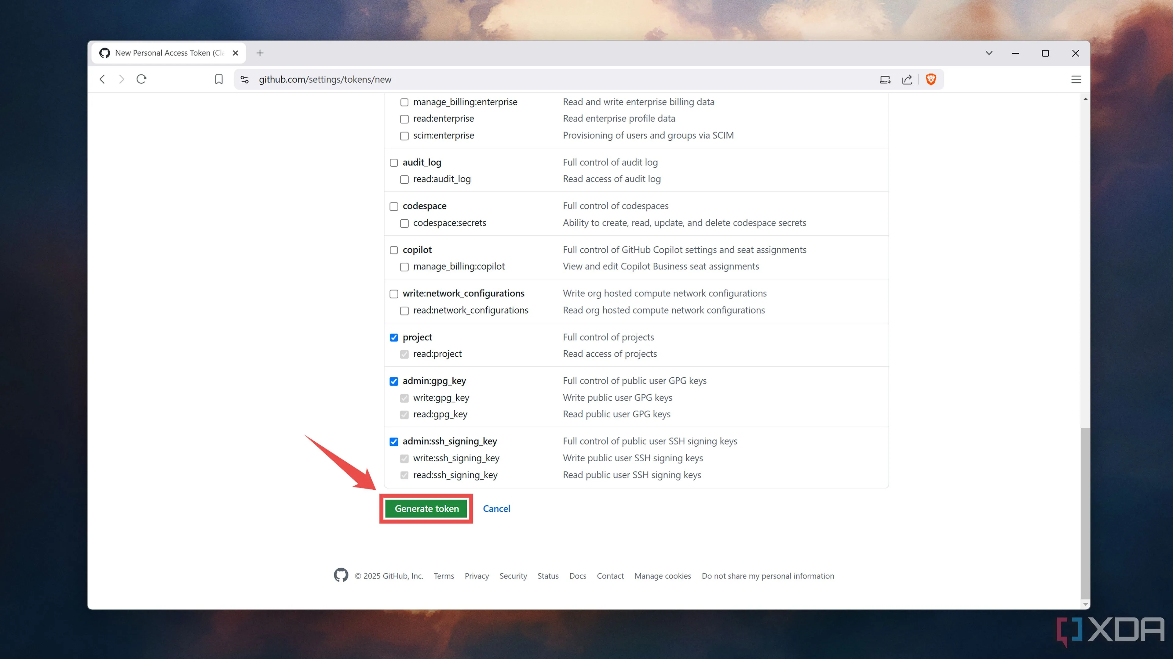 Tạo mã thông báo truy cập cá nhân công khai trong GitHub