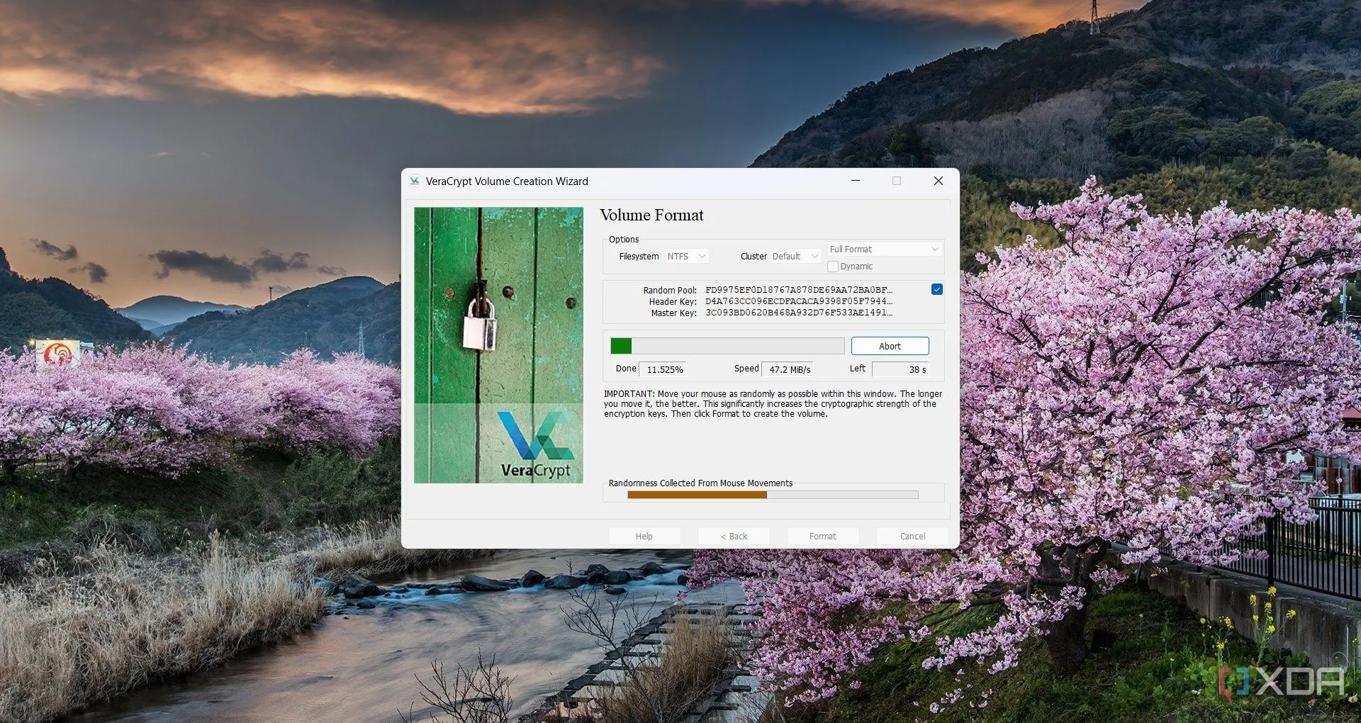 Tạo và định dạng volume mã hóa mới bằng VeraCrypt để bảo mật tập tin