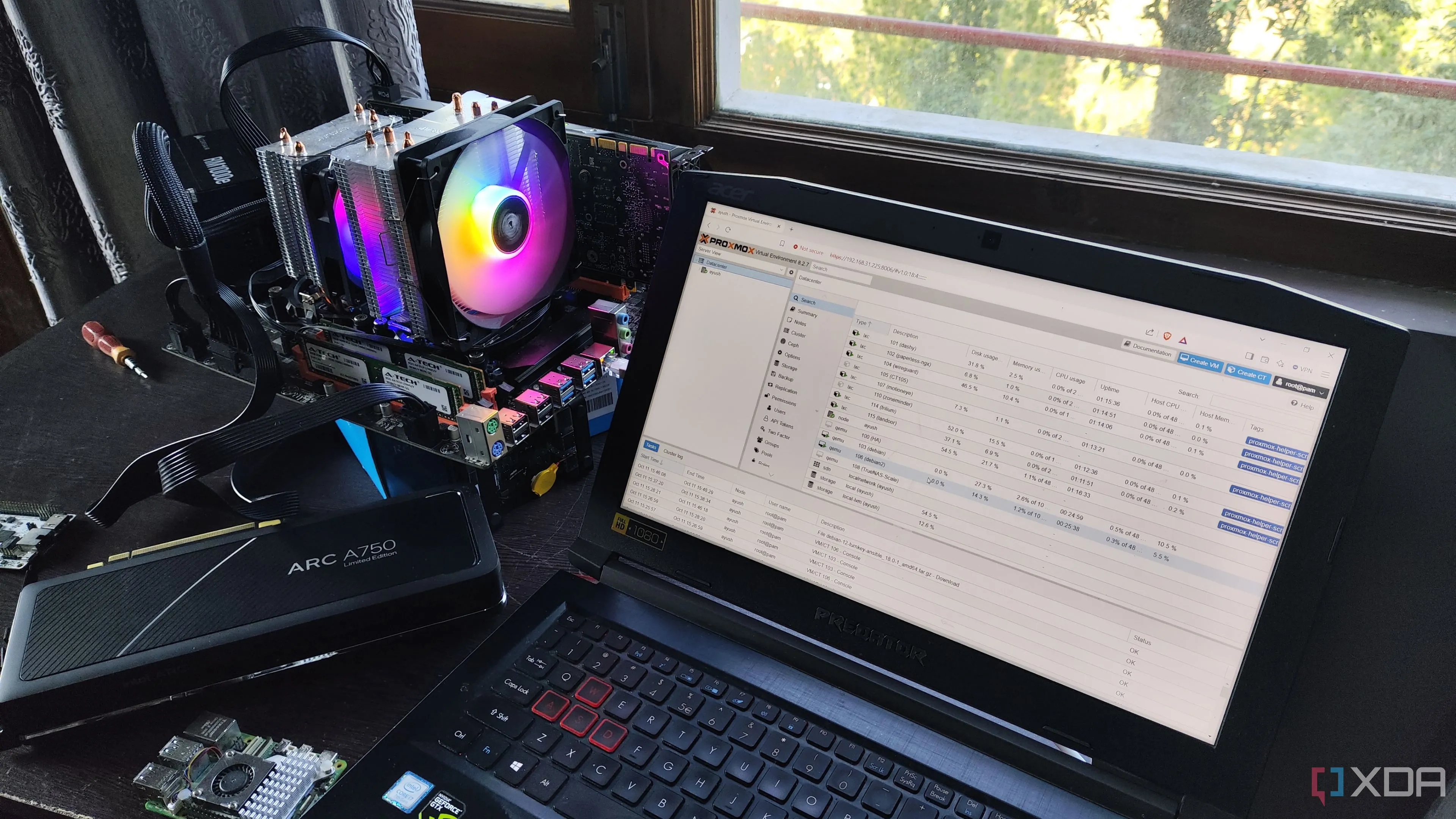 Thiết lập một phòng thí nghiệm cá nhân (home lab) với nền tảng Proxmox, tối ưu hóa PC cũ