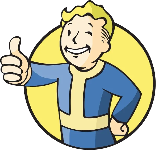 Vault Boy biểu tượng của series Fallout, đại diện cho game trên SteamOS
