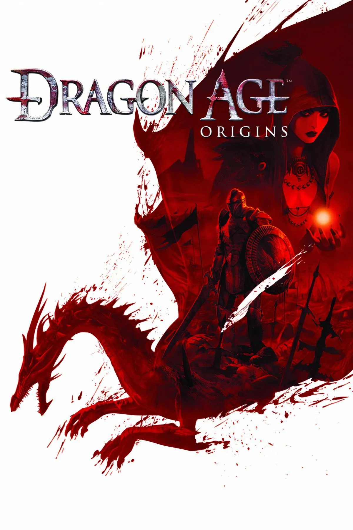 Alistair, Morrigan và nhân vật chính trong Dragon Age Origins tham gia vào một trận chiến cam go