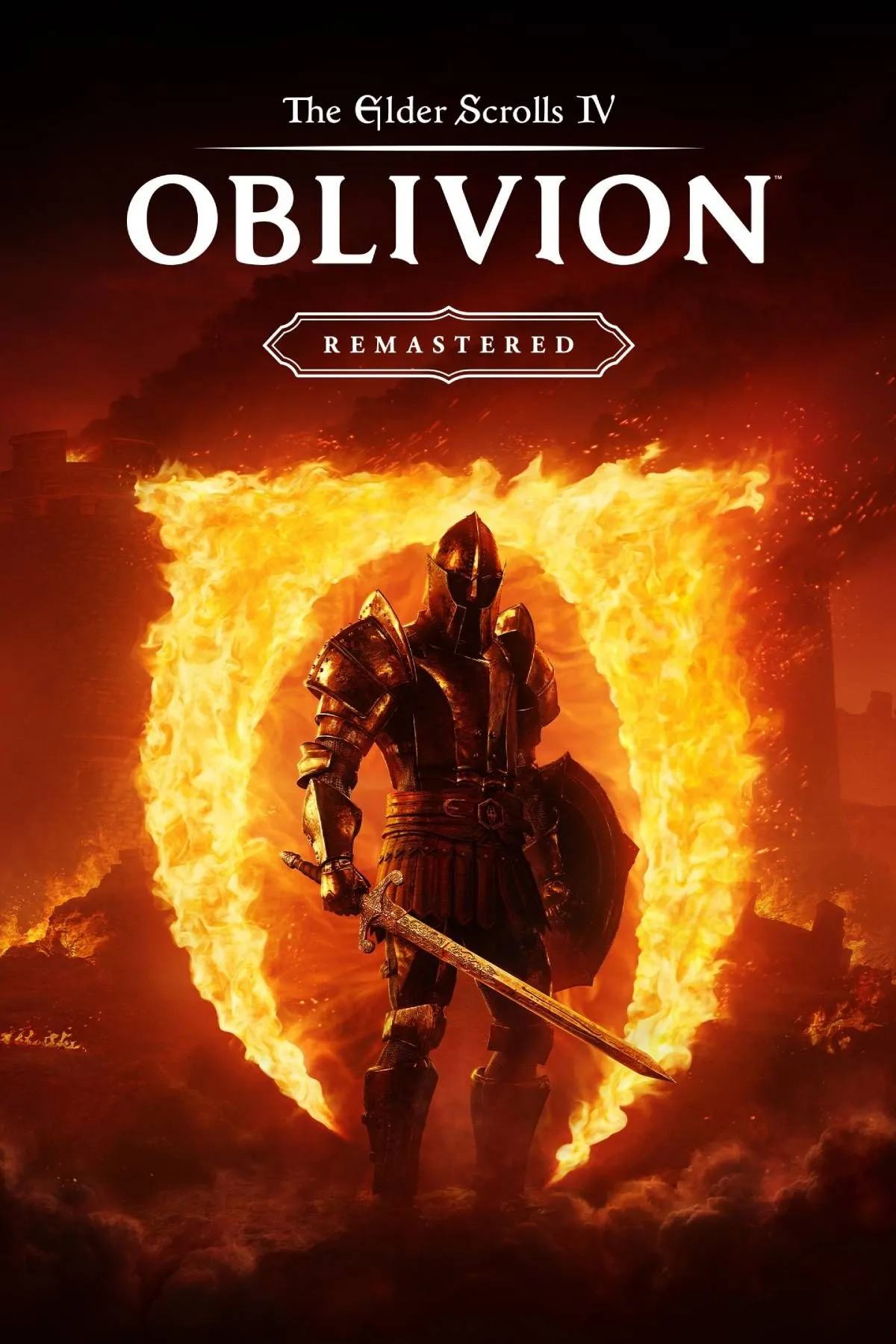 Ảnh bìa chính thức của The Elder Scrolls IV: Oblivion Remastered, game nhập vai hành động thế giới mở