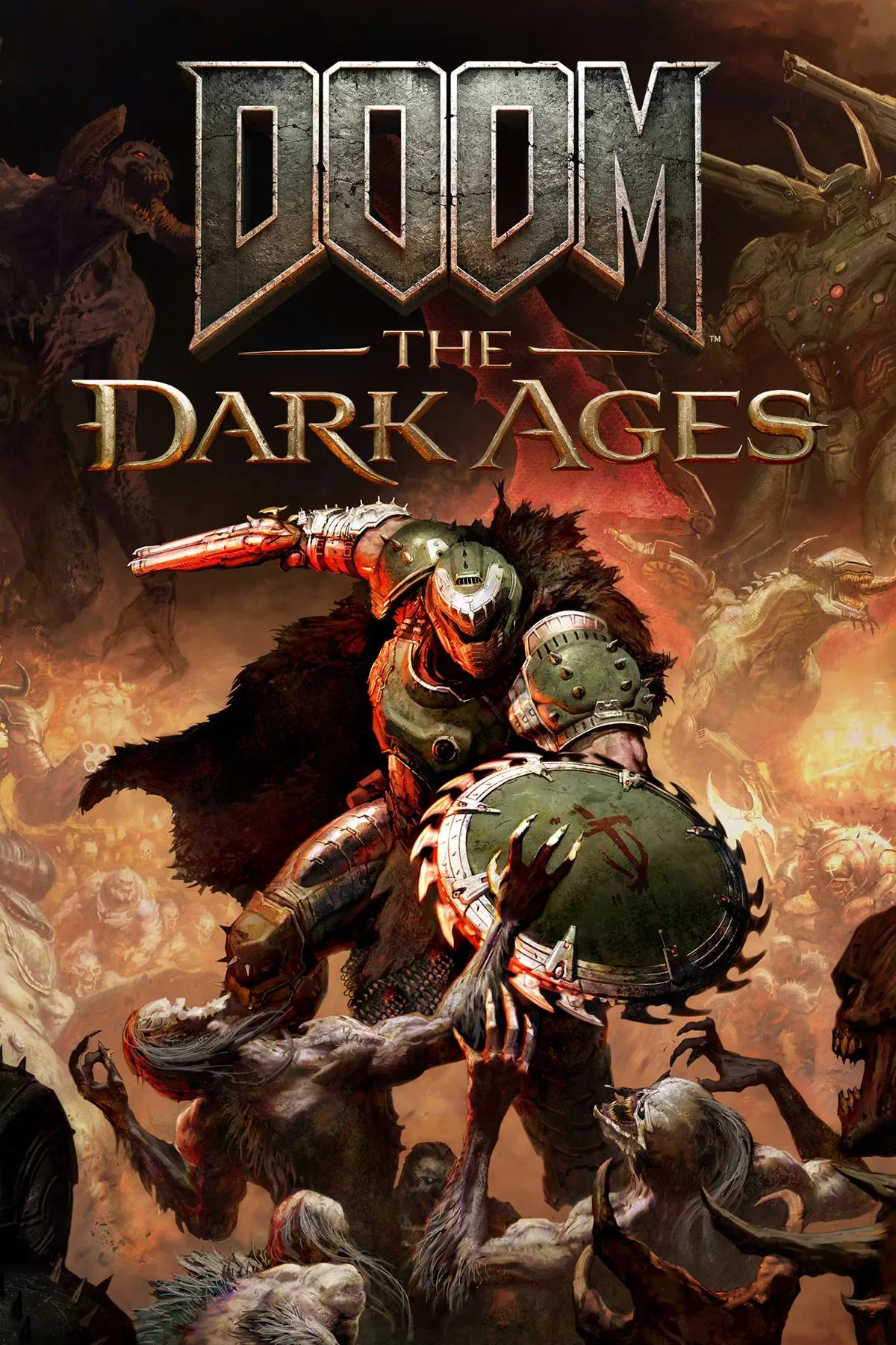 Ảnh bìa game Doom The Dark Ages, game hành động FPS được đánh giá cao.