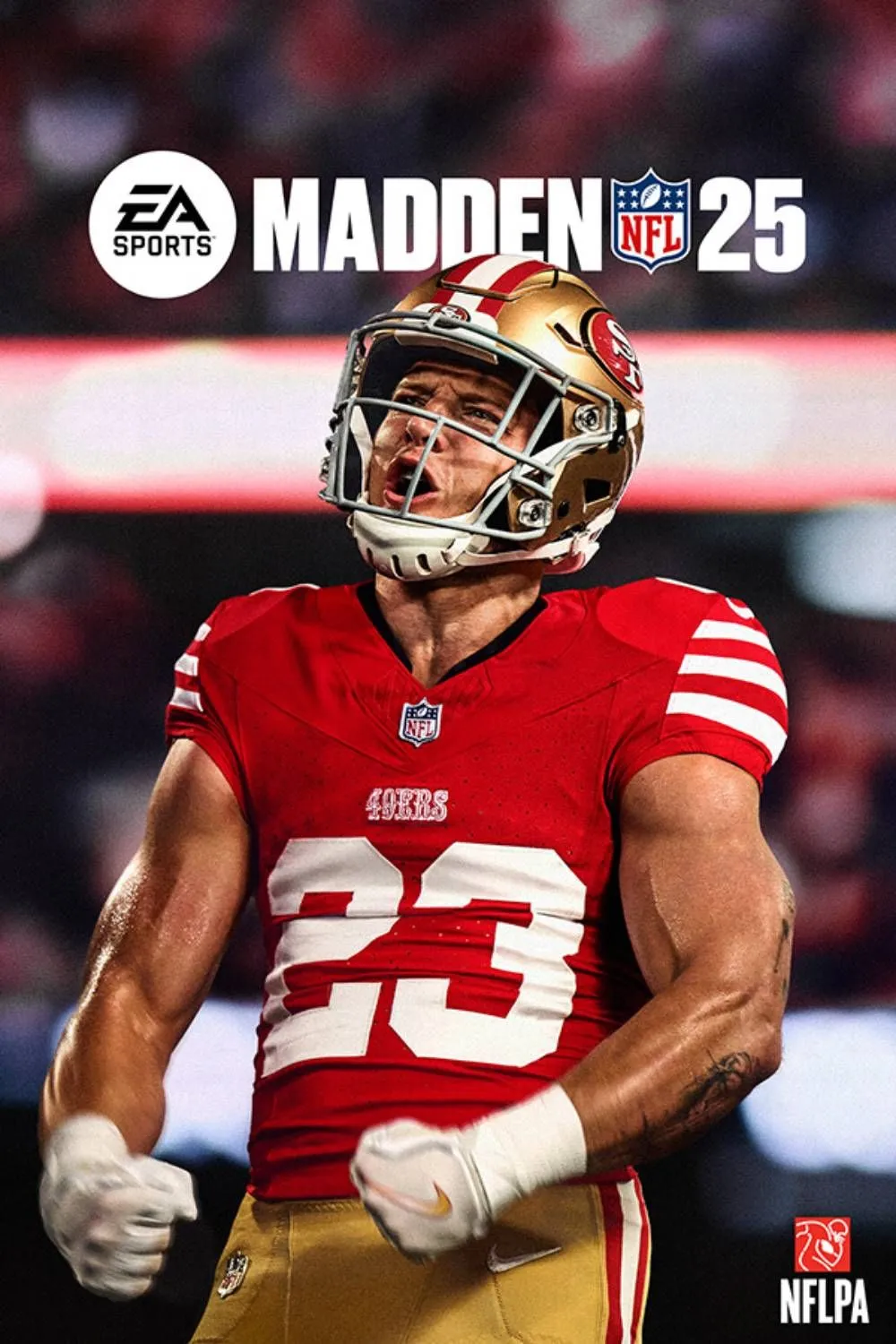 Ảnh bìa game Madden NFL 25, mô phỏng trải nghiệm bóng bầu dục Mỹ