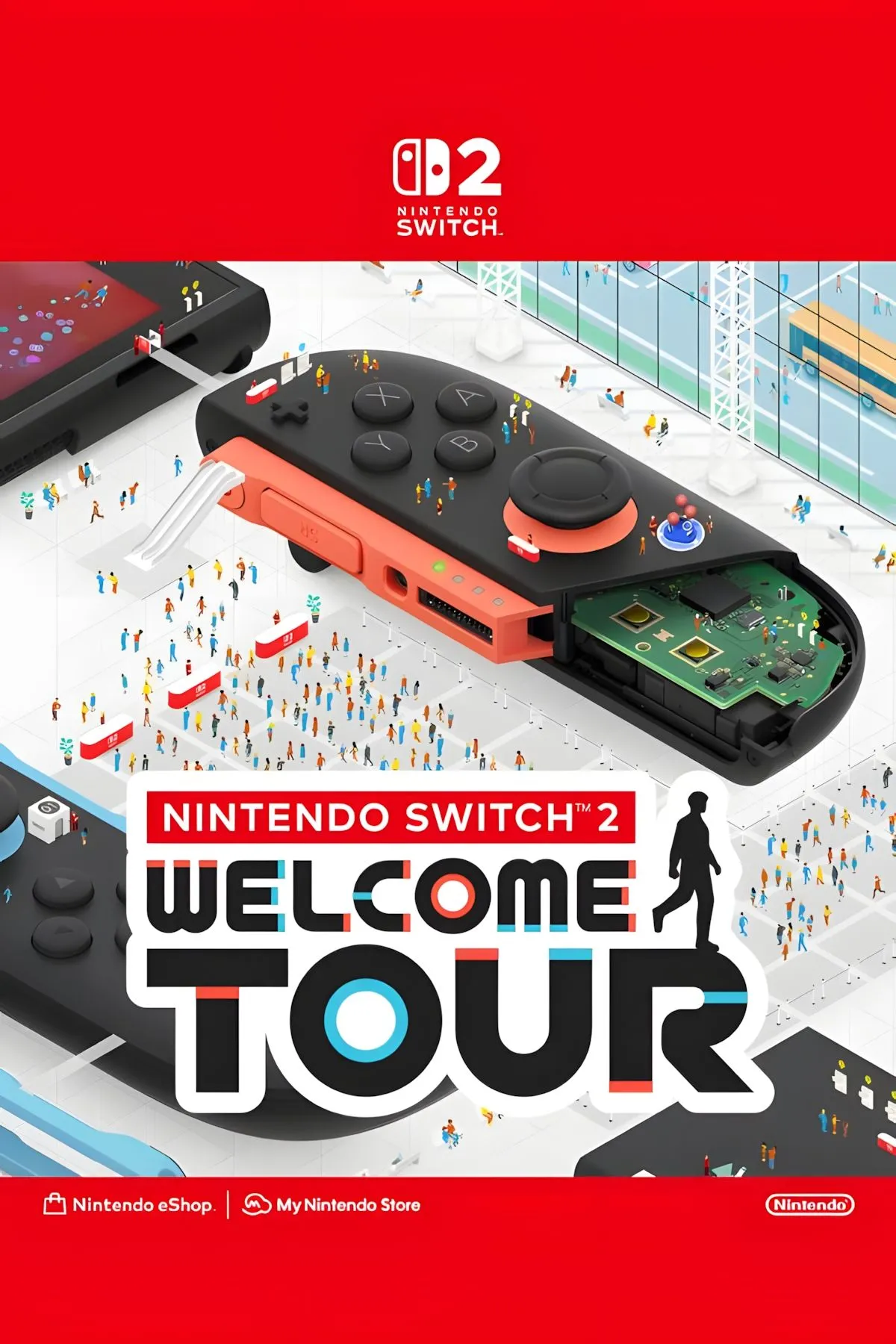 Ảnh bìa game Nintendo Switch 2 Welcome Tour, tựa game hướng dẫn trải nghiệm máy chơi game mới của Nintendo