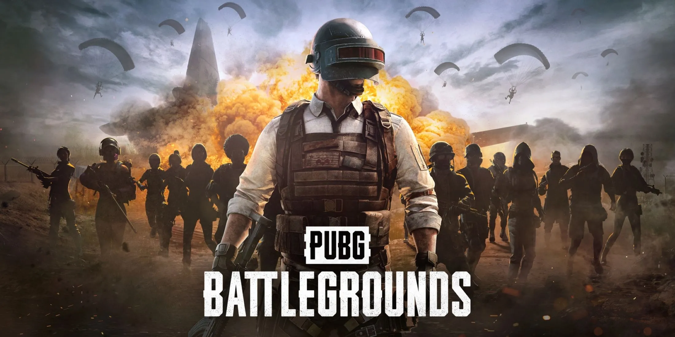 Ảnh bìa PUBG: Battlegrounds, tựa game Battle Royale miễn phí đã định hình thể loại này.