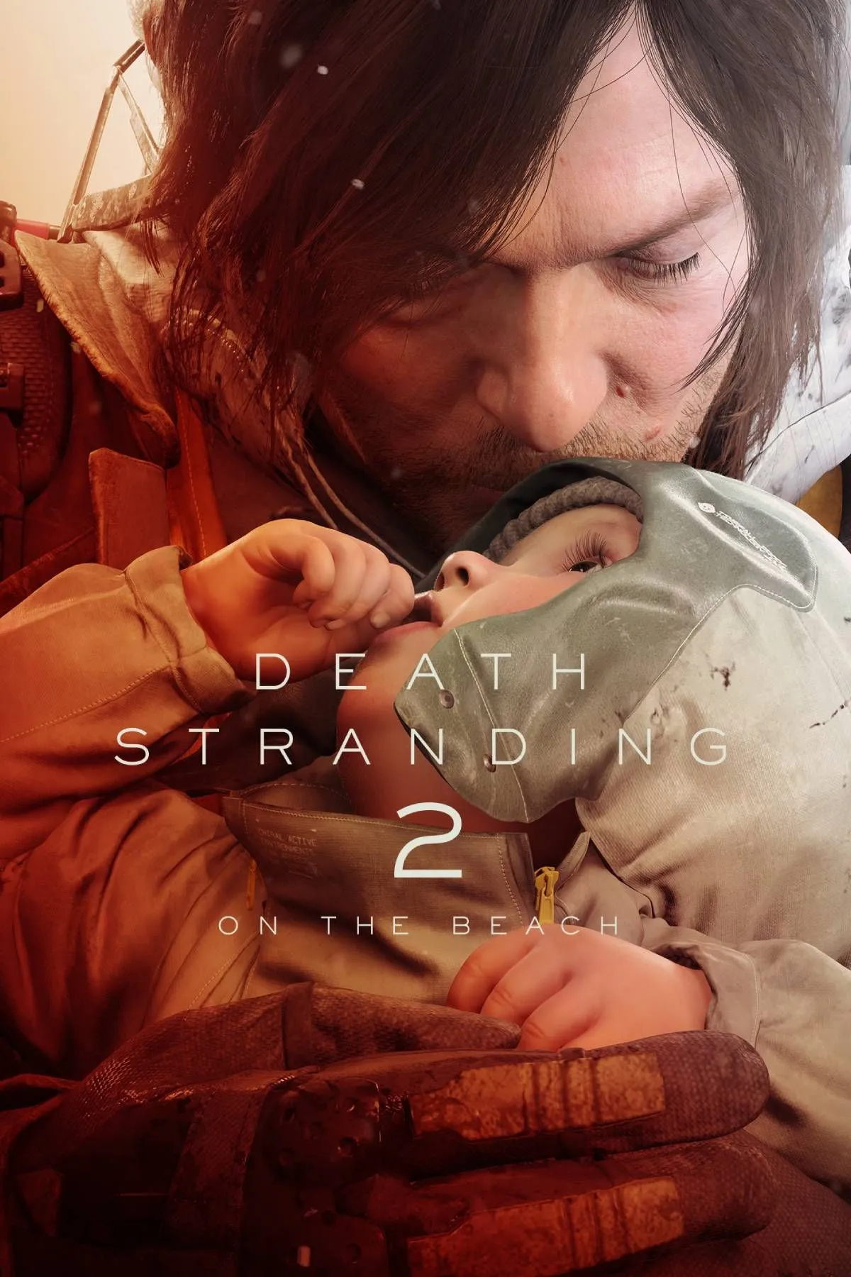 Ảnh bìa trang tag của Death Stranding 2: On the Beach, với hình ảnh nhân vật Sam Porter Bridges