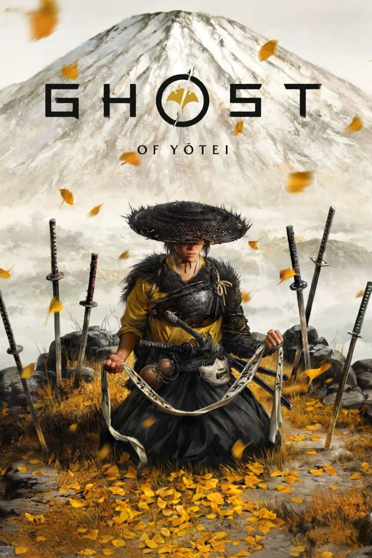 Ảnh bìa trang tag của Ghost of Yotei, thể hiện bối cảnh và nhân vật chính