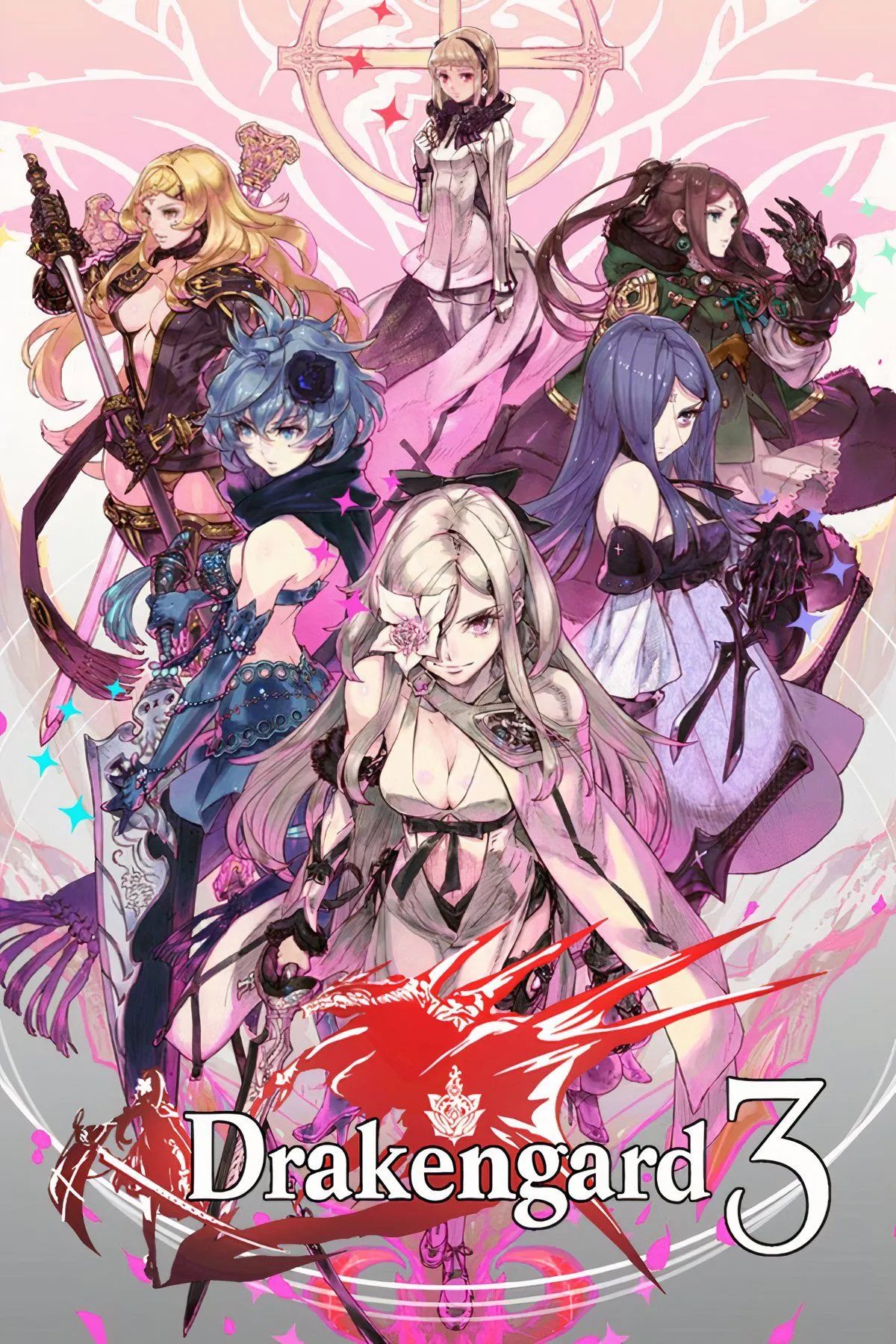 Ảnh chụp màn hình cảnh chiến đấu và hiệu ứng phép thuật trong game Drakengard 3