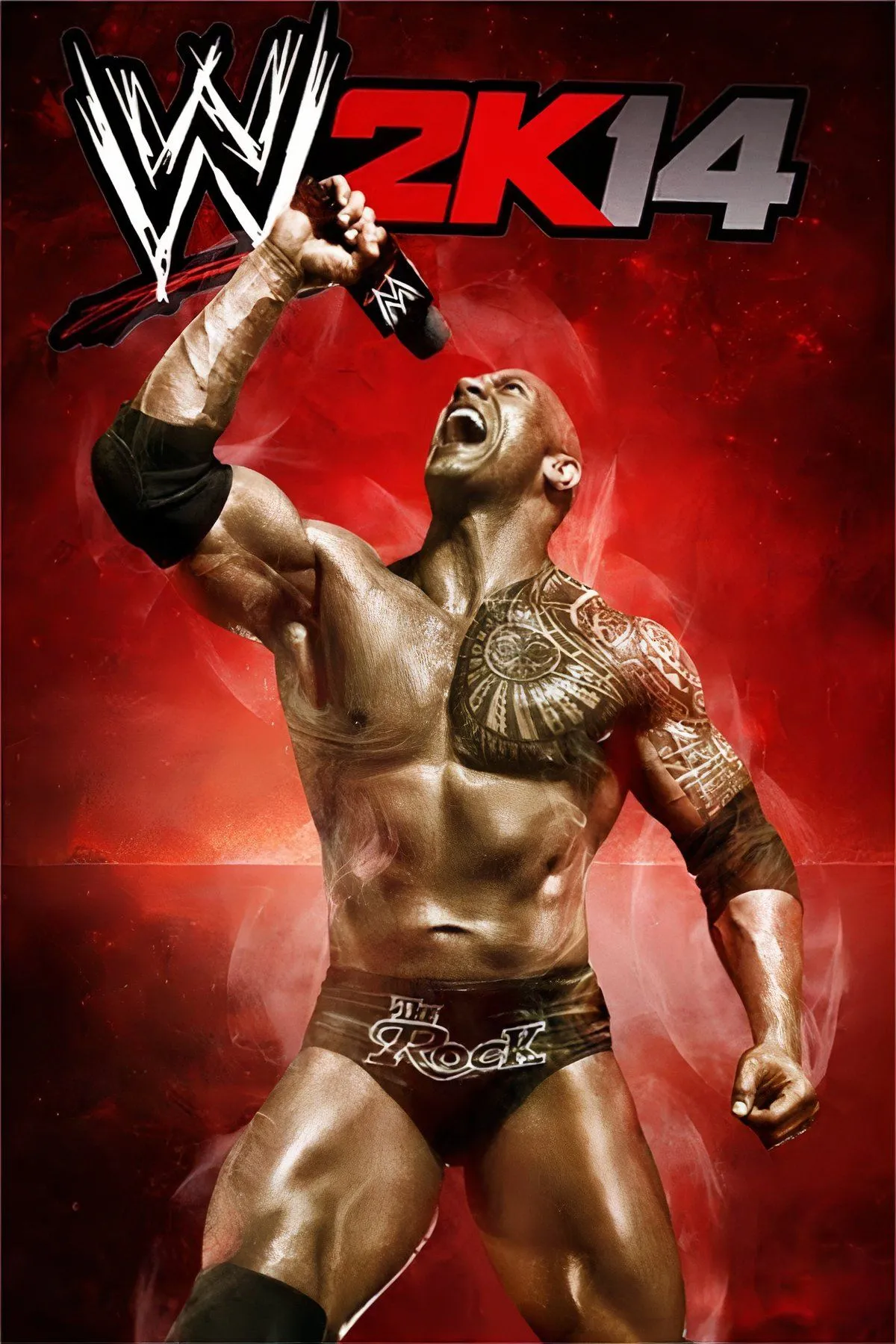 Ảnh tổng hợp cảnh đấu và các đô vật nổi bật trong game WWE 2K14, phiên bản được đánh giá cao về giá trị lịch sử và gameplay.