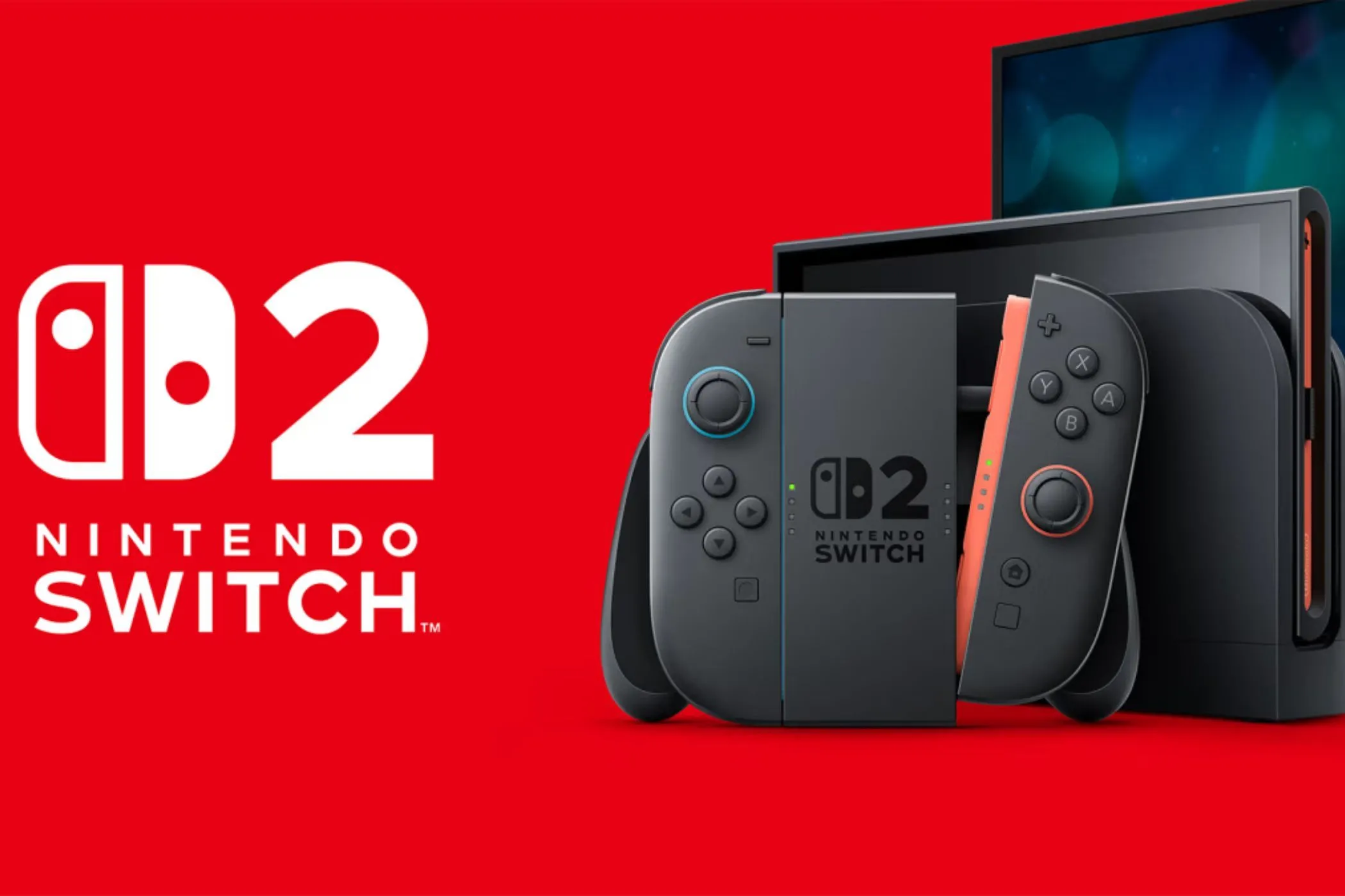 Bản thiết kế giả định của console Nintendo Switch 2 và Joy-Con.