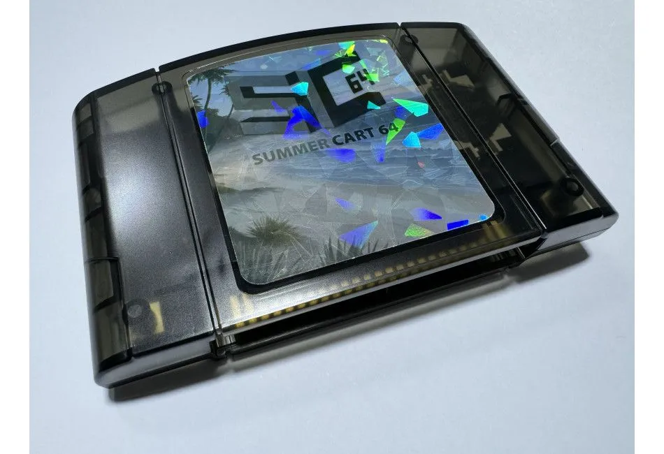 Băng game SummerCart64 N64 phiên bản thương mại, giải pháp flash cart mã nguồn mở