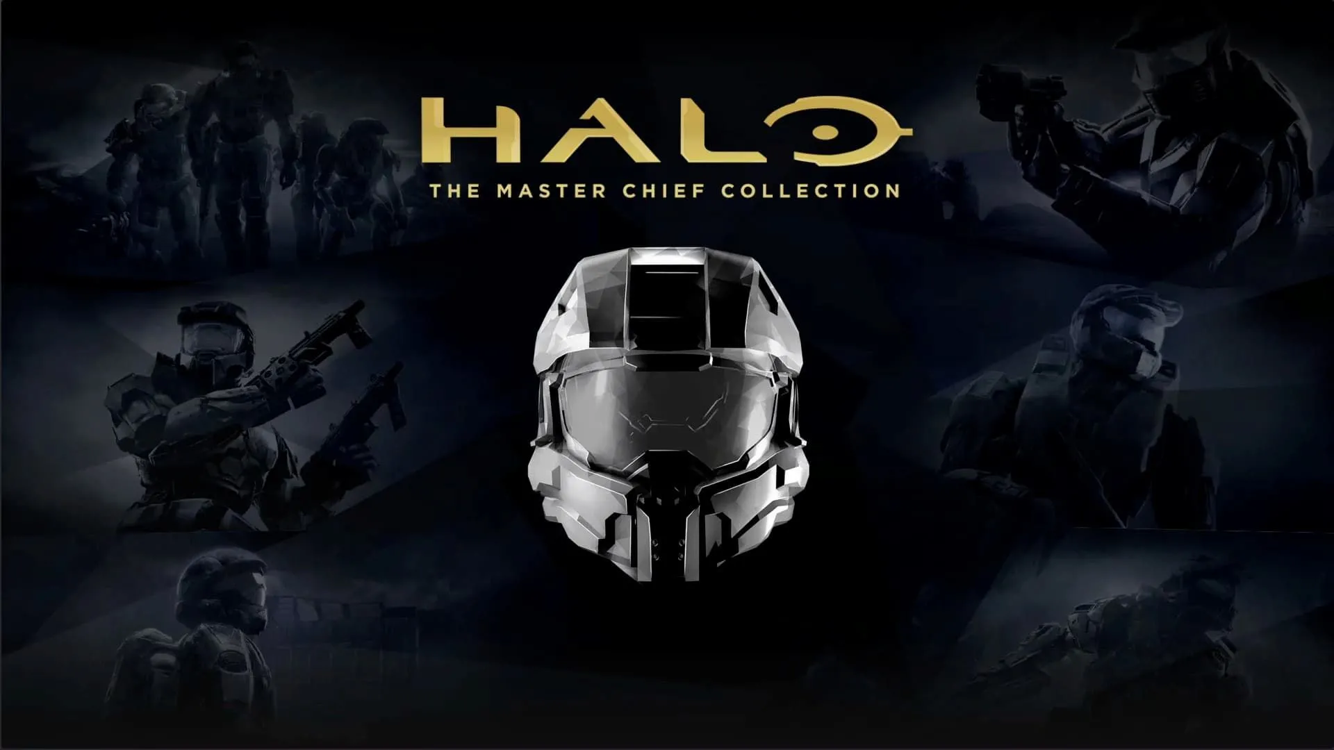 Bìa đĩa game Halo: The Master Chief Collection với Master Chief