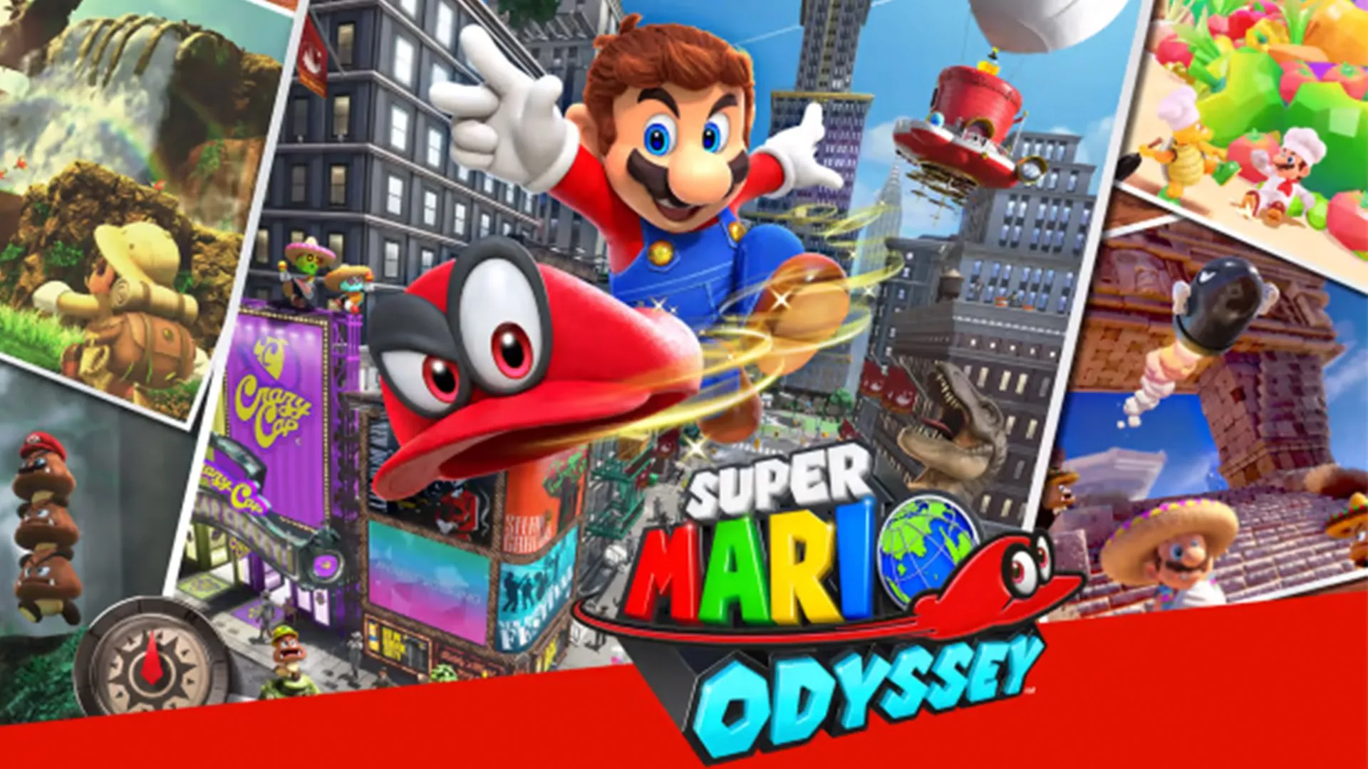 Bìa game Super Mario Odyssey trên Nintendo Switch