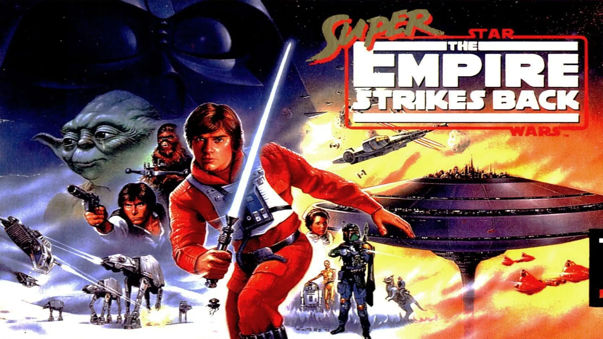 Bìa game Super Star Wars The Empire Strikes Back