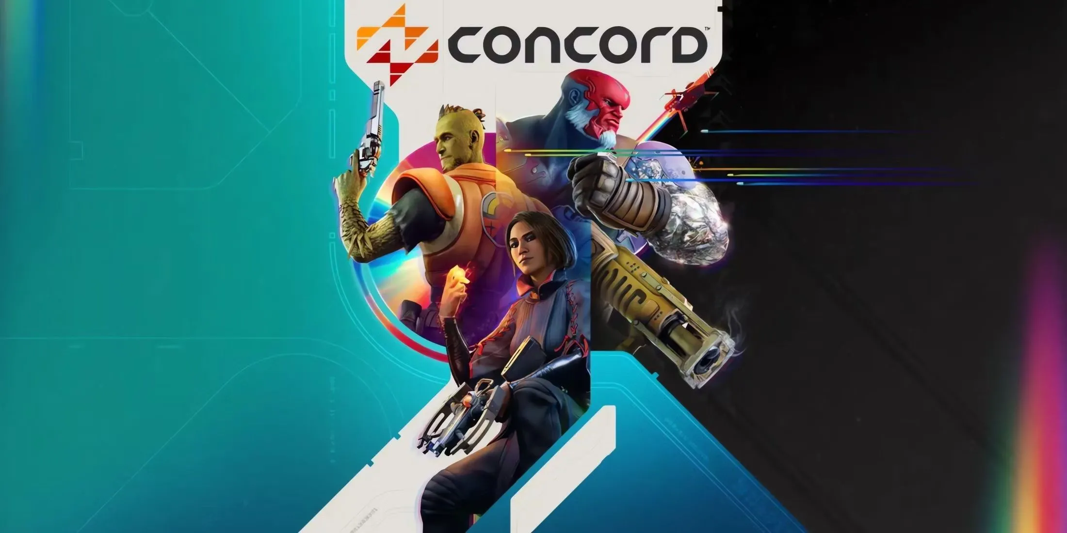 Bìa nghệ thuật game bắn súng anh hùng Concord, một trong những thất bại tài chính gần đây nhất.