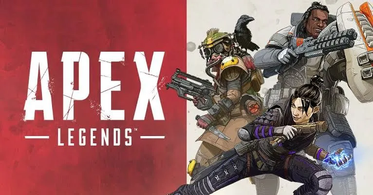 Biểu tượng game Battle Royale tốc độ cao Apex Legends cùng các Legend tạo dáng, thể hiện sự đa dạng của nhân vật.