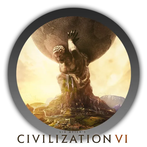 Biểu tượng game Civilization VI, tượng trưng cho game chiến lược xây dựng đế chế theo lượt