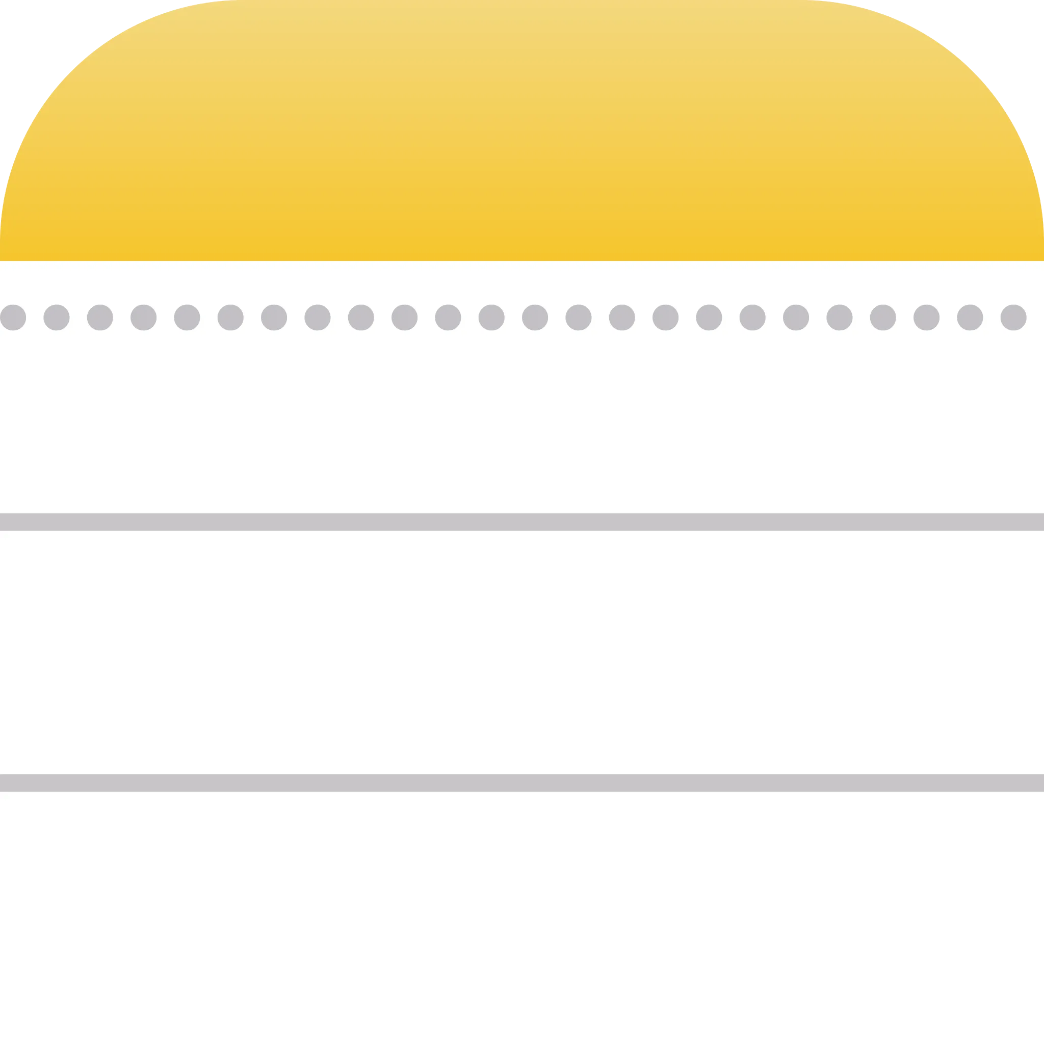 Biểu tượng ứng dụng Apple Notes quen thuộc của Apple