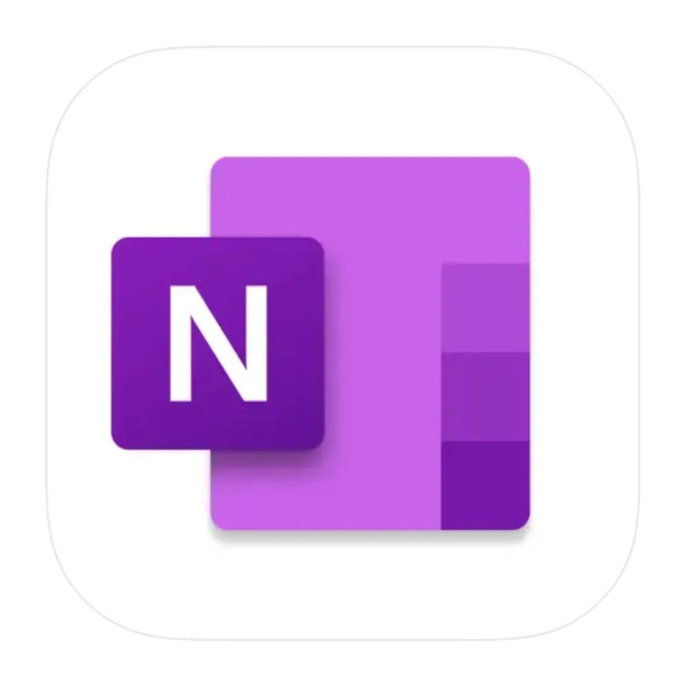 Biểu tượng ứng dụng Microsoft OneNote, giải pháp ghi chú của Microsoft