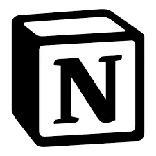 Biểu tượng ứng dụng Notion, nền tảng làm việc đa năng