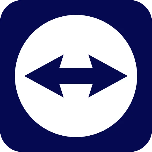 Biểu tượng và giao diện chính của phần mềm TeamViewer