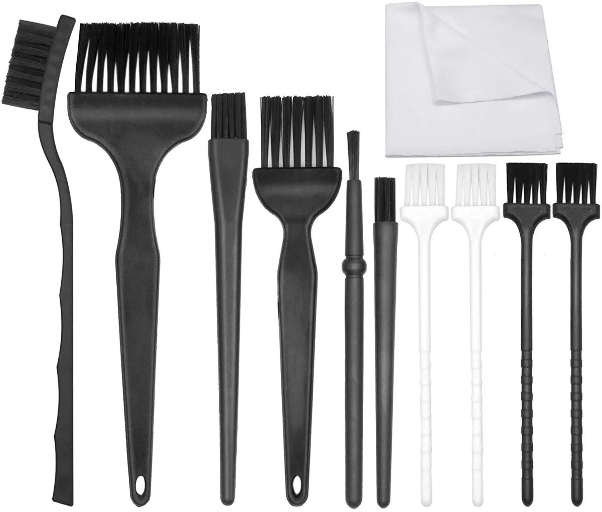 Bộ cọ vệ sinh chống tĩnh điện ACKLLR cùng khăn microfiber để làm sạch linh kiện điện tử