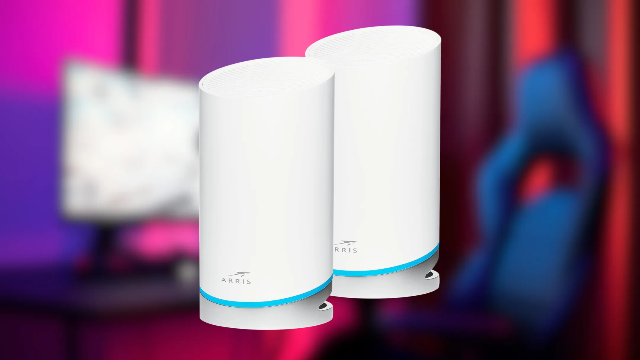 Bộ đôi thiết bị của hệ thống WiFi Mesh ARRIS Surfboard mAX W121 Tri-Band WiFi 6