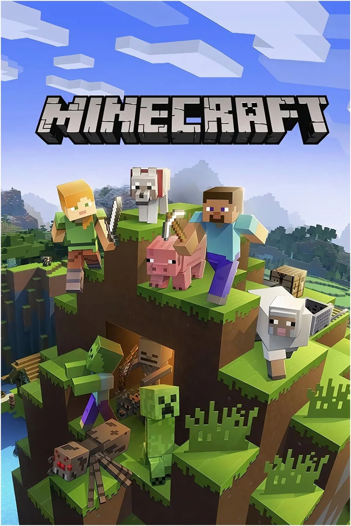 Bộ sưu tập hình ảnh về game Minecraft, minh họa sự đa dạng trong trải nghiệm chơi